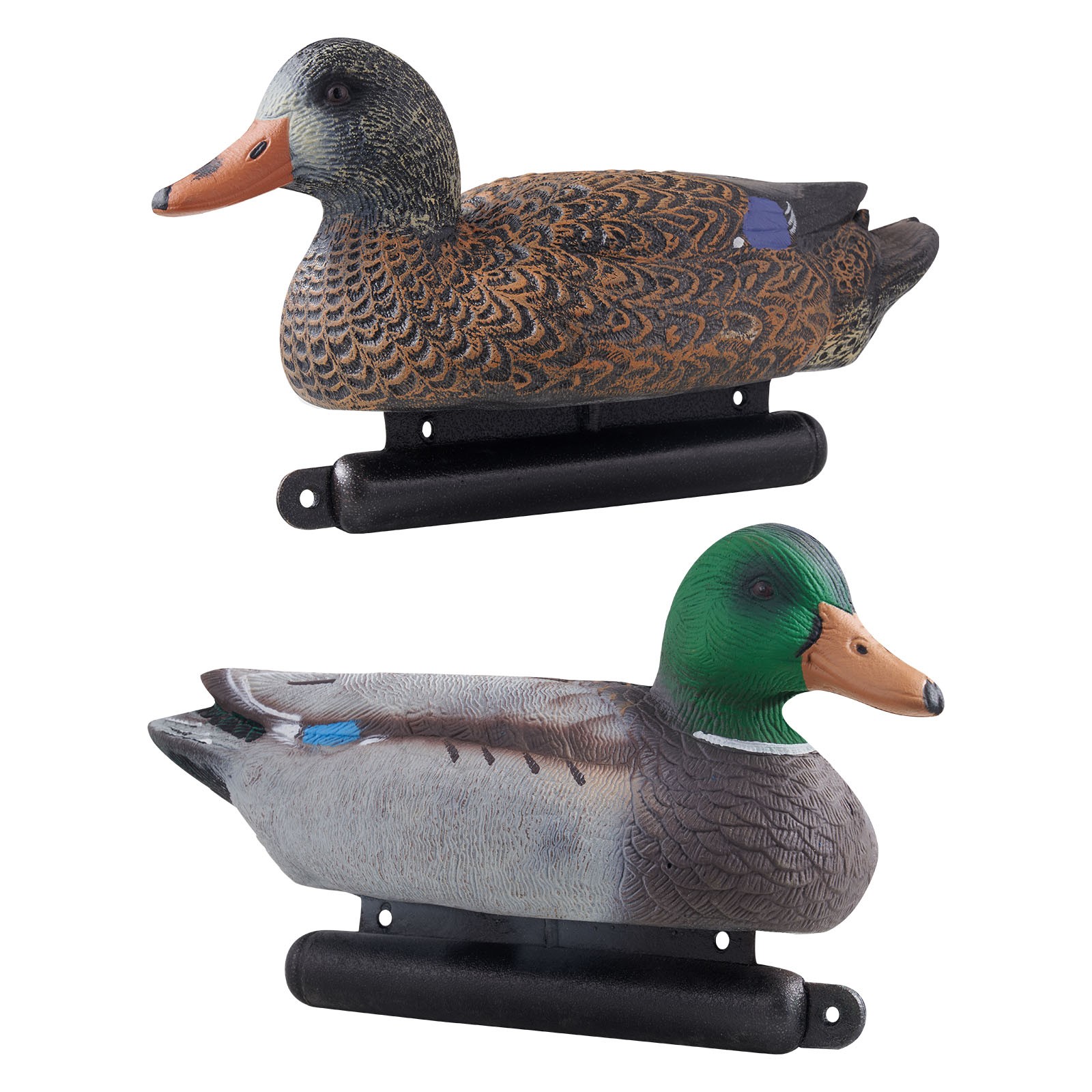 Duck Decoy Outdoor Teal Decoy Realistic Plastic Floating Duck for Hunting 6-Pack