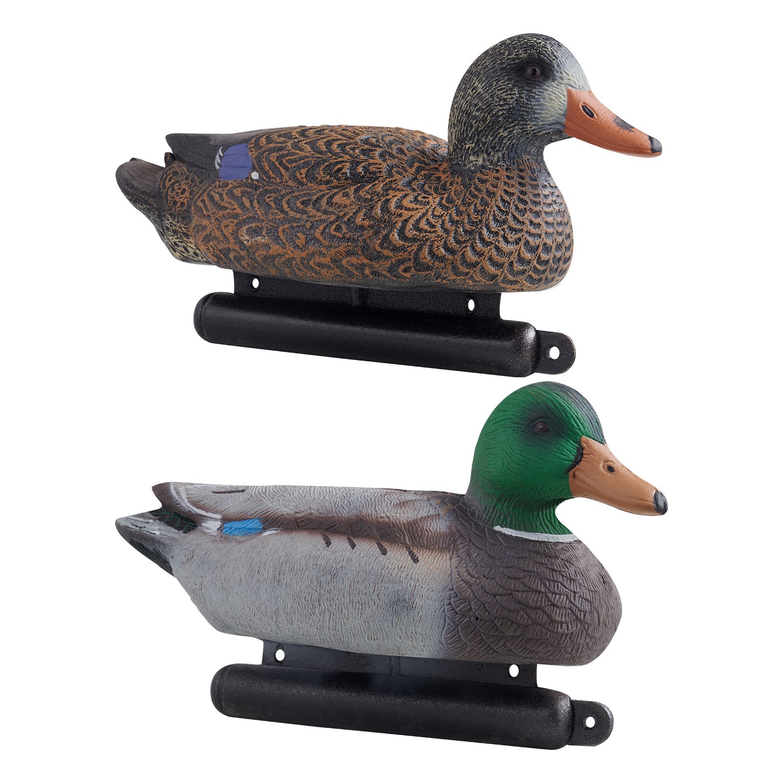 Duck Decoy Outdoor Teal Decoy Realistic Plastic Floating Duck for Hunting 6-Pack