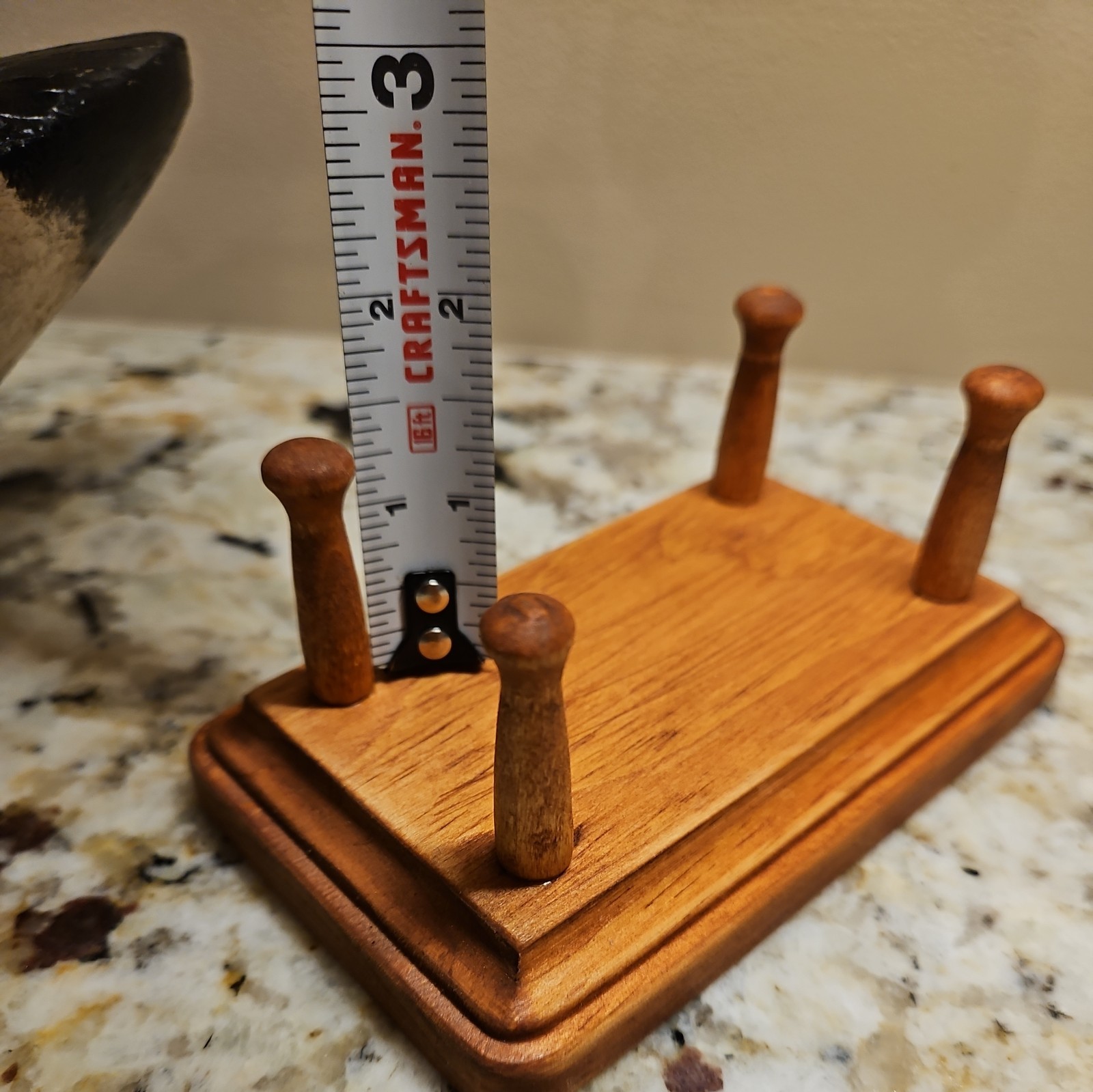 Duck Decoy Stand in a Solid Wood Base (duck not included) R