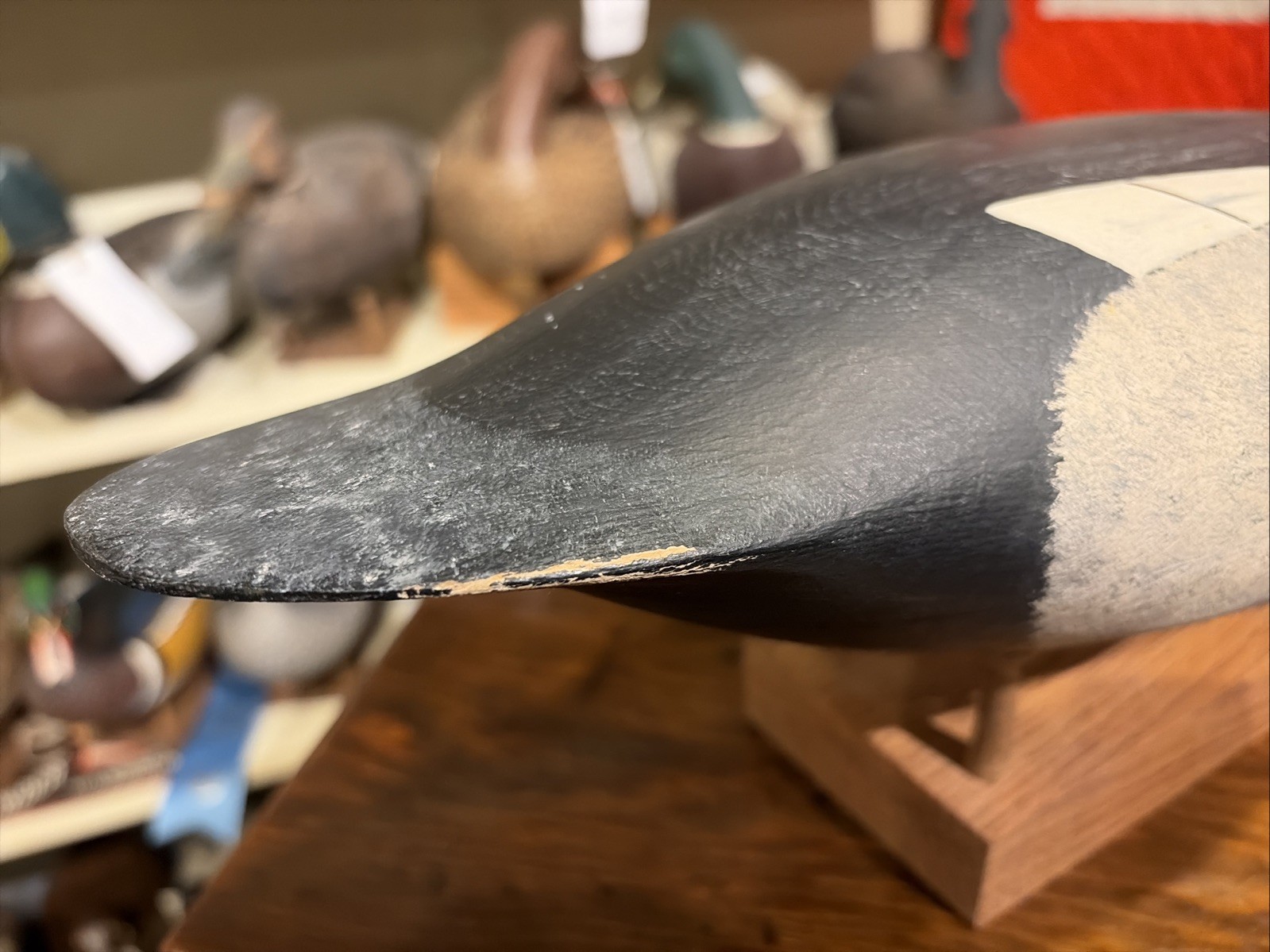 VINTAGE JOHN HAMILTON HOLLOW RED BREASTED MERGANSER DRAKE EXCELLENT & ORIGINAL