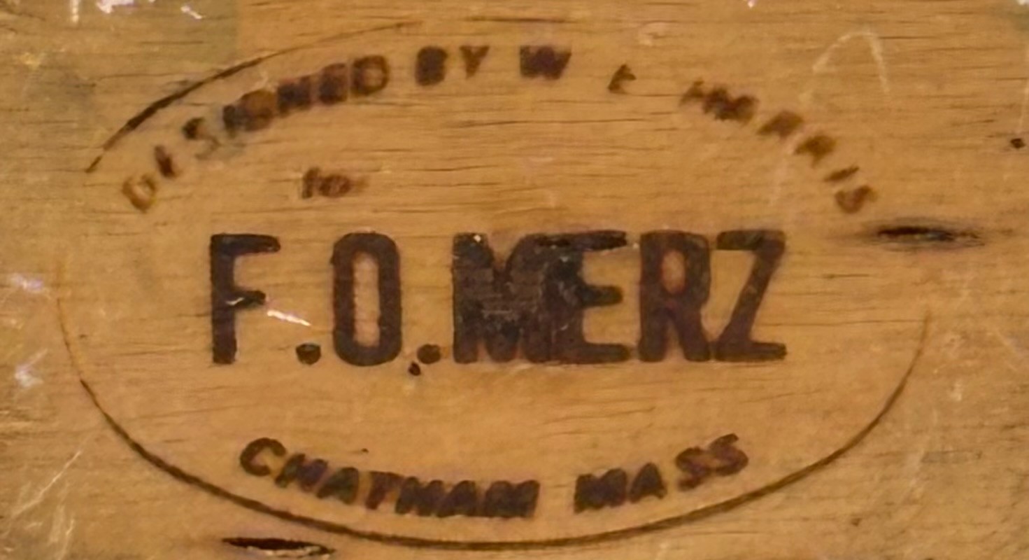 F. O. MERZ (CHATHAM, MASS) CONTEMPORARY SEAGULL DECOY BY W.E. HARRIS