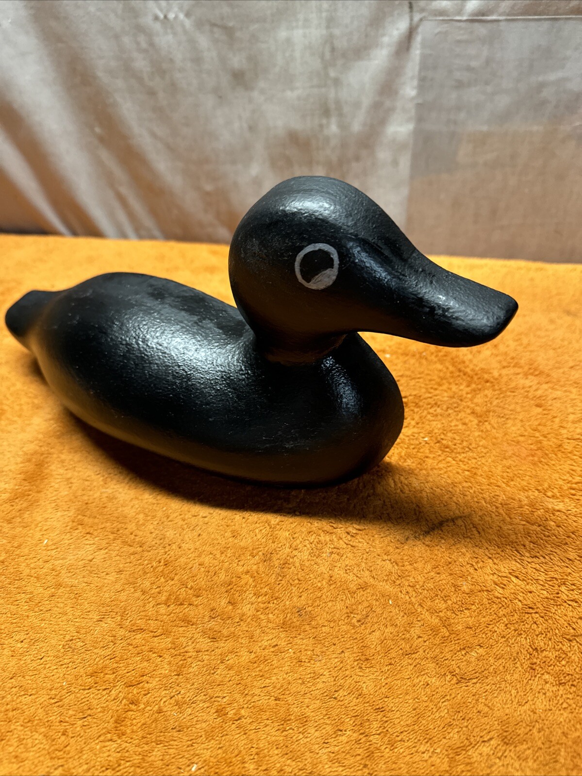 X~Vintage Rare Cast Iron Duck Decoy Doorstop