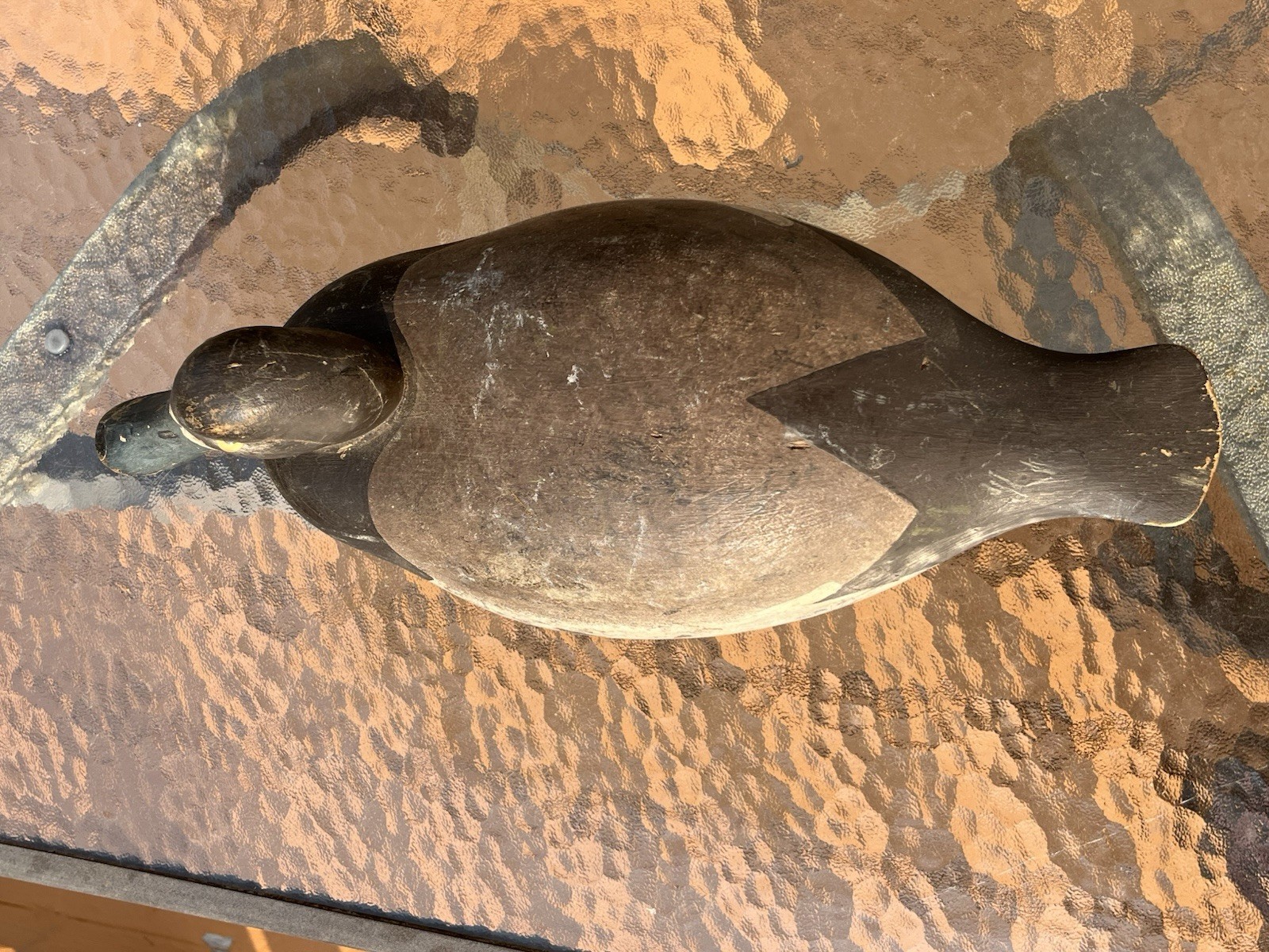 Old Vintage Original Dry Painted Duck Decoy Blue Bill Honest