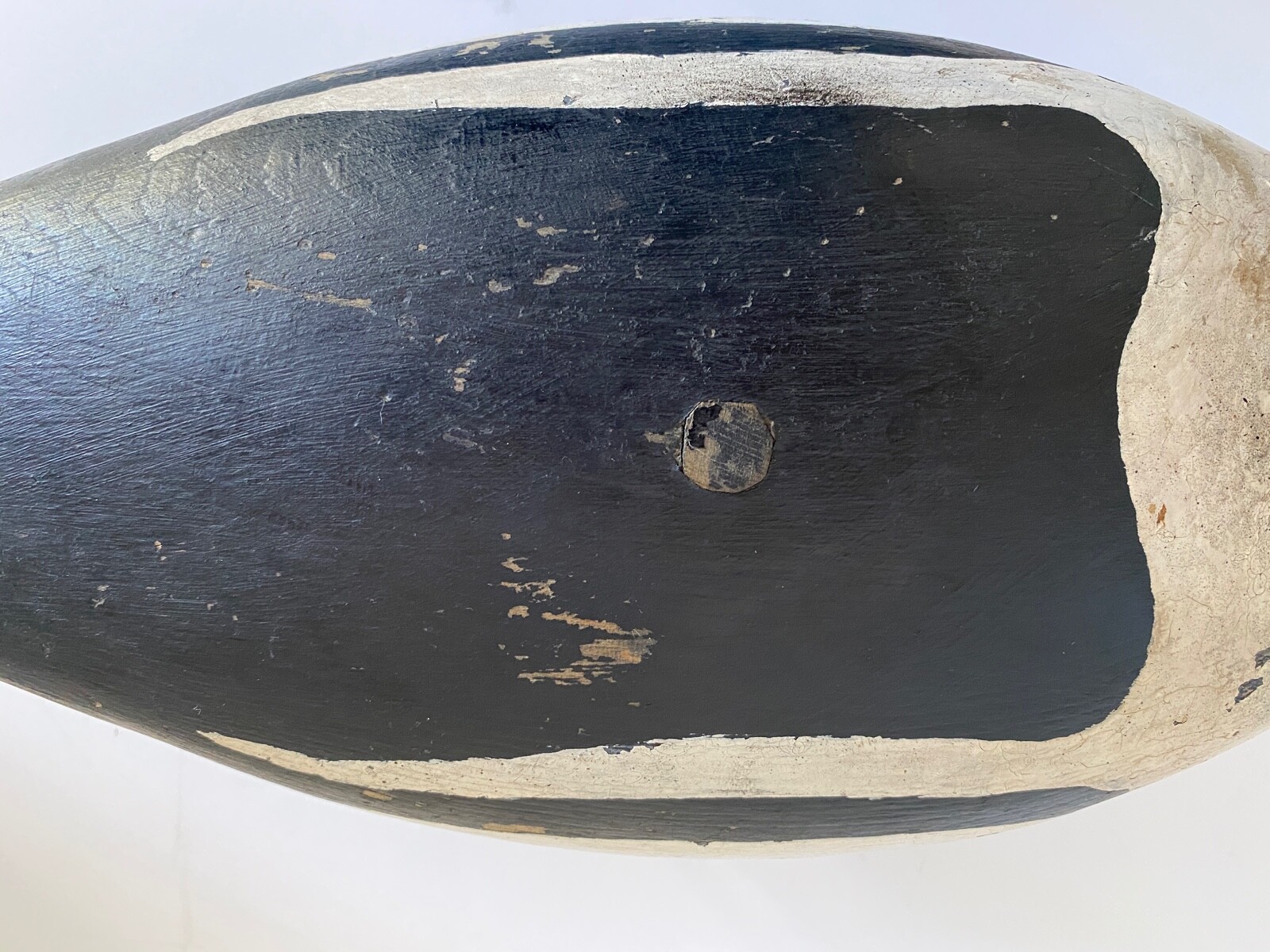 Carved Goldeneye Duck Decoy, Possibly Early Whitney, Unsigned, Weighted Keel.