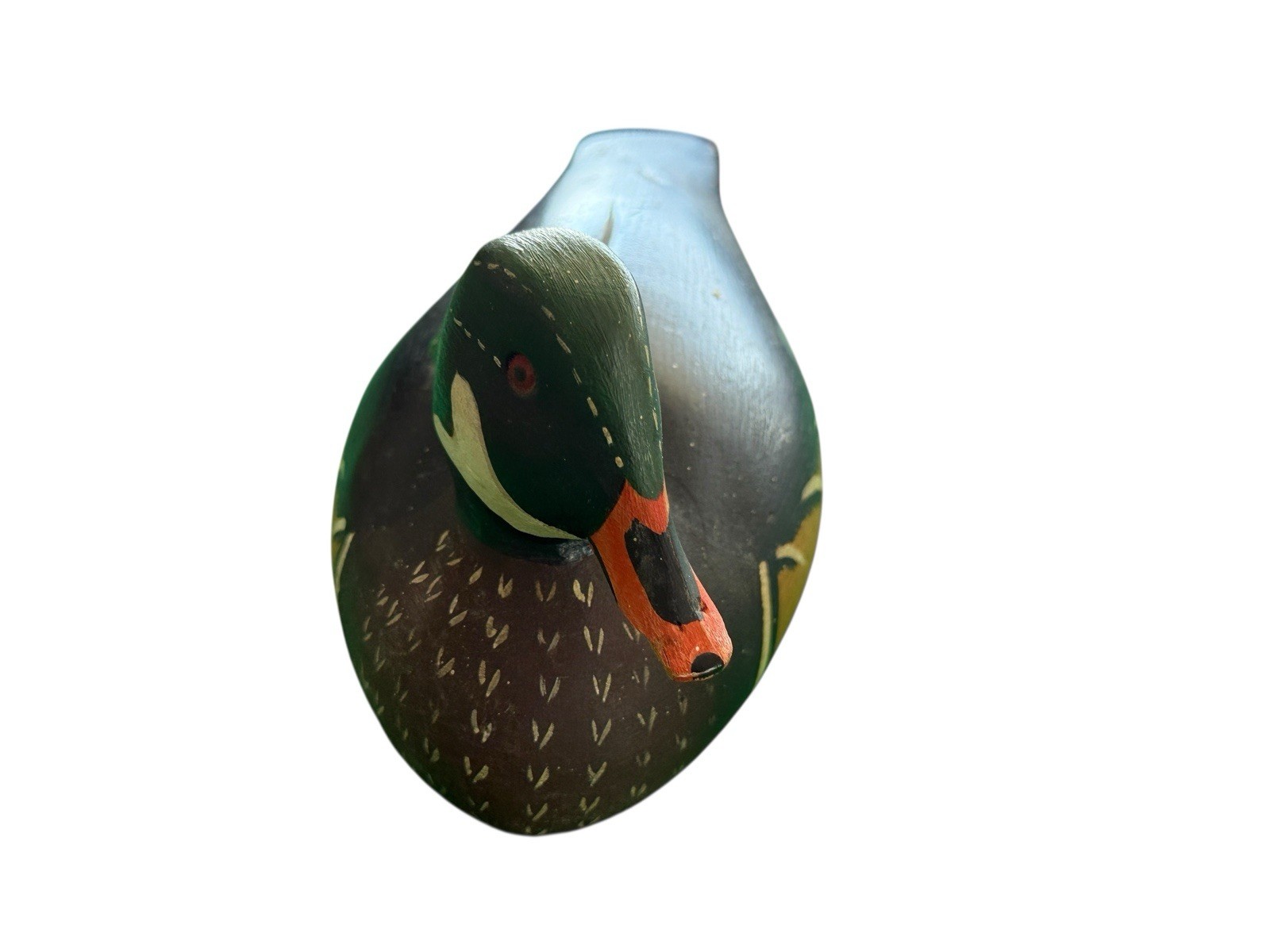 William Bill Coleman Chestertown MD 1/2 Size Wood Duck Decoy Pair Original 1970