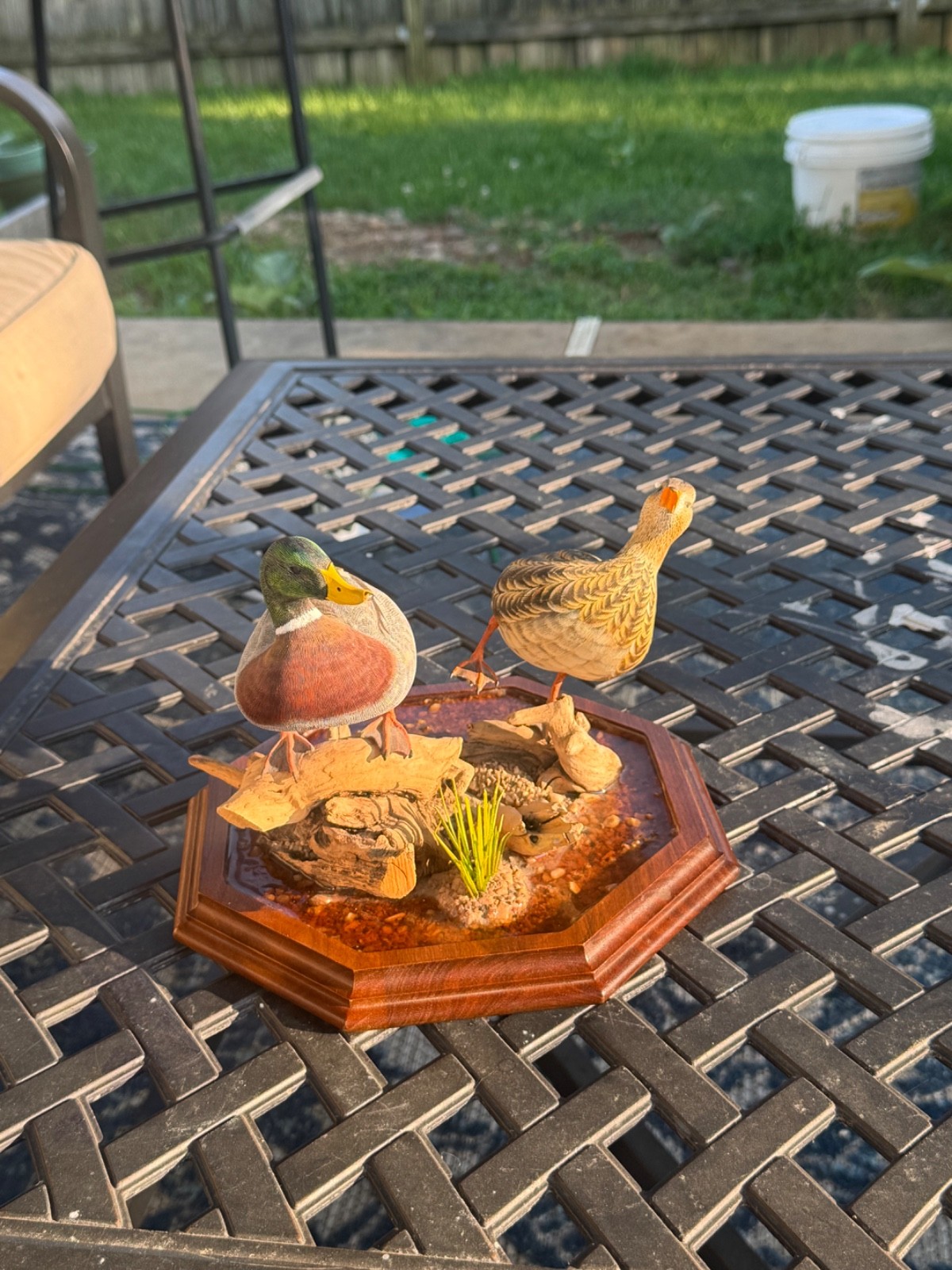 Larry Tawes Jr Wildlife WCS Original Duck Carving (Drake & Hen)