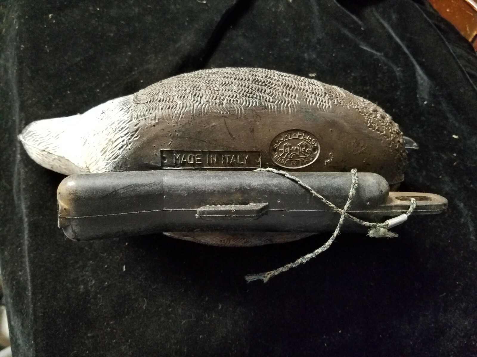 Sport Plast Italy Made Plastic Duck Decoy 12″ Long
