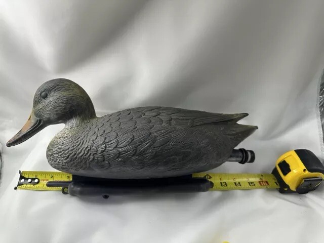 Carry Lite Duck Decoy Made in Italy Sport Plastic Vintage Man Cave Decor
