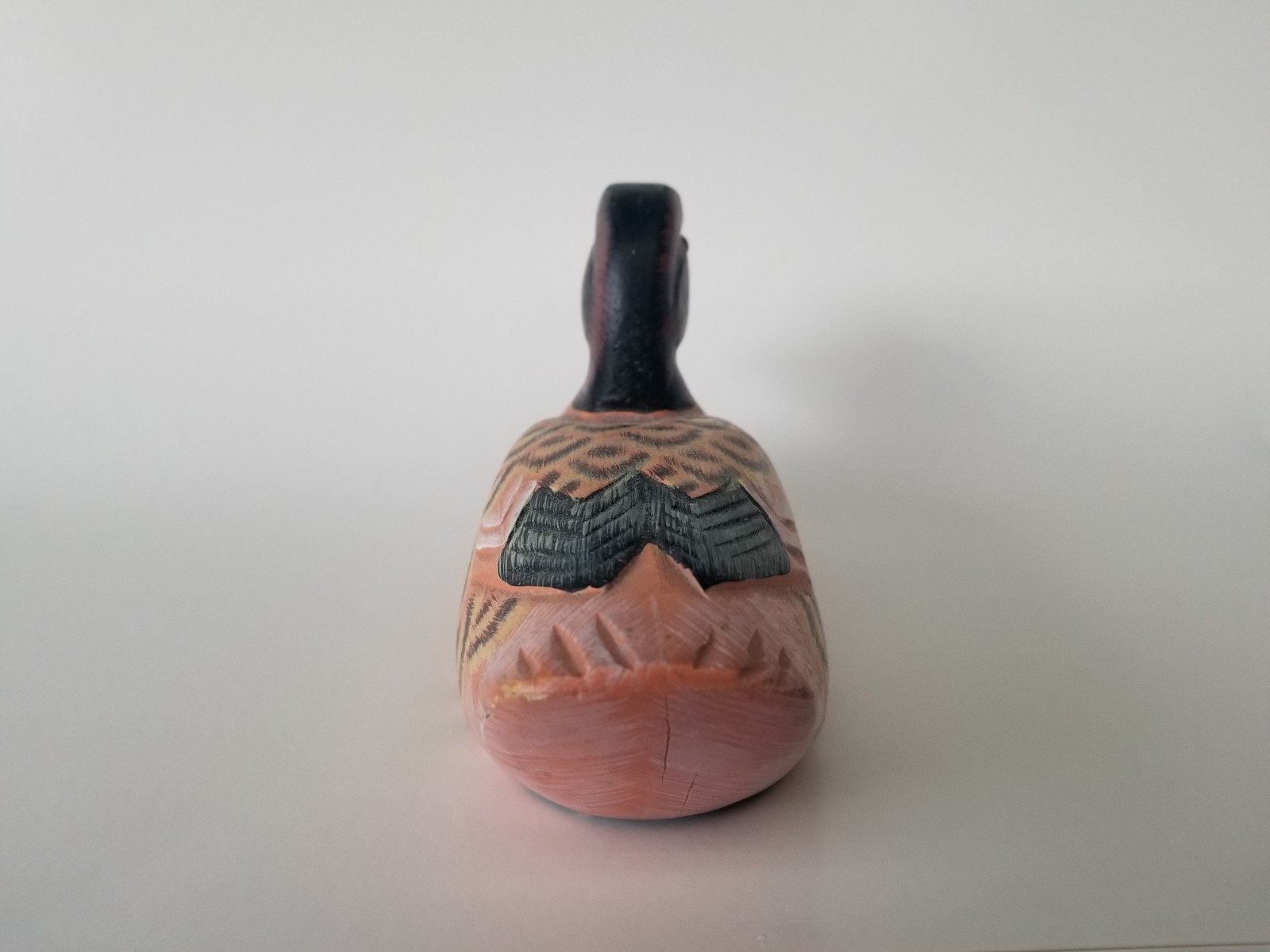 Vintage Hand Carved Hand Painted Wooden 10” Folk Art
