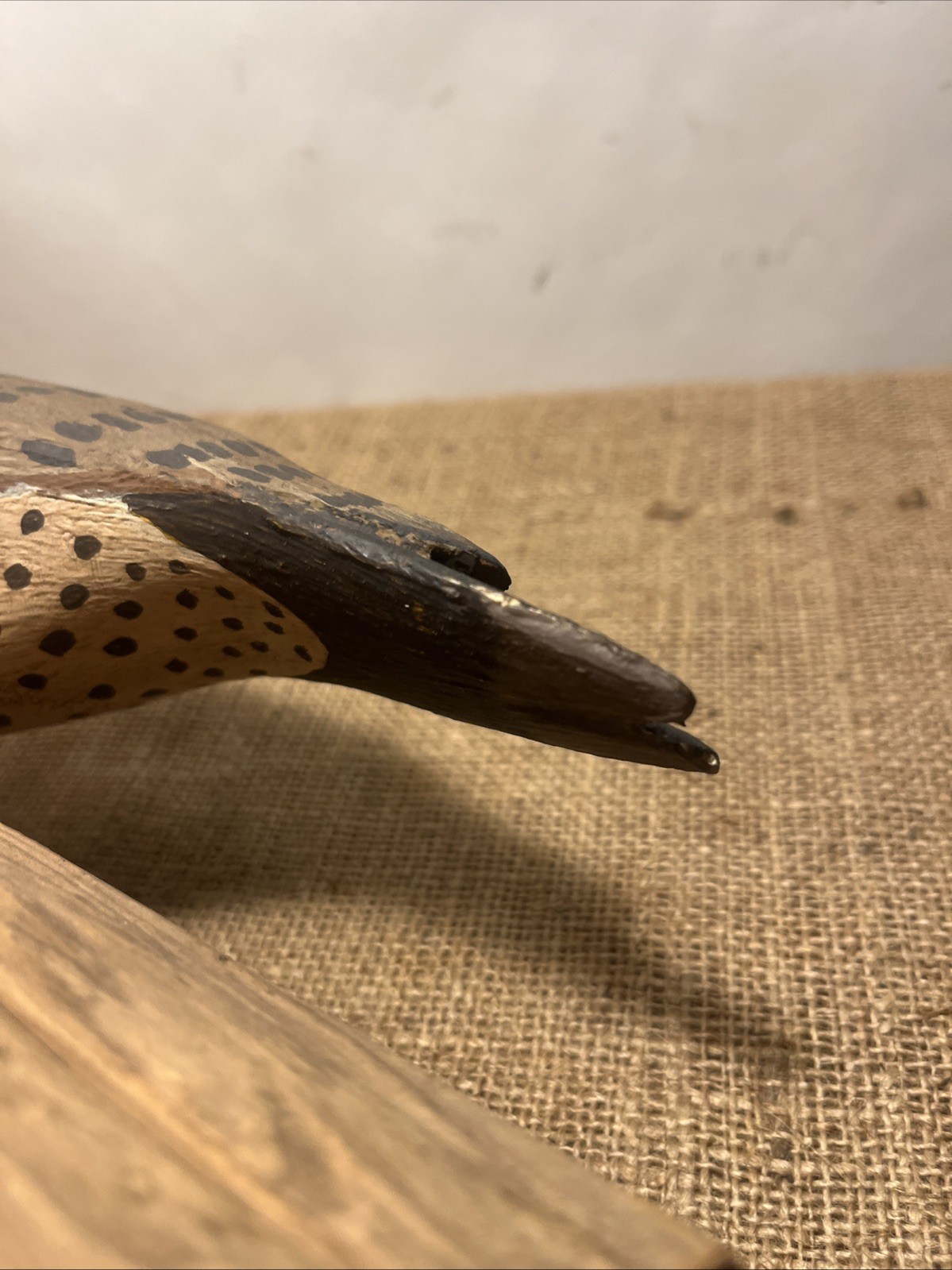 flicker woodpecker wall hanging mount decoy hand carved folk art