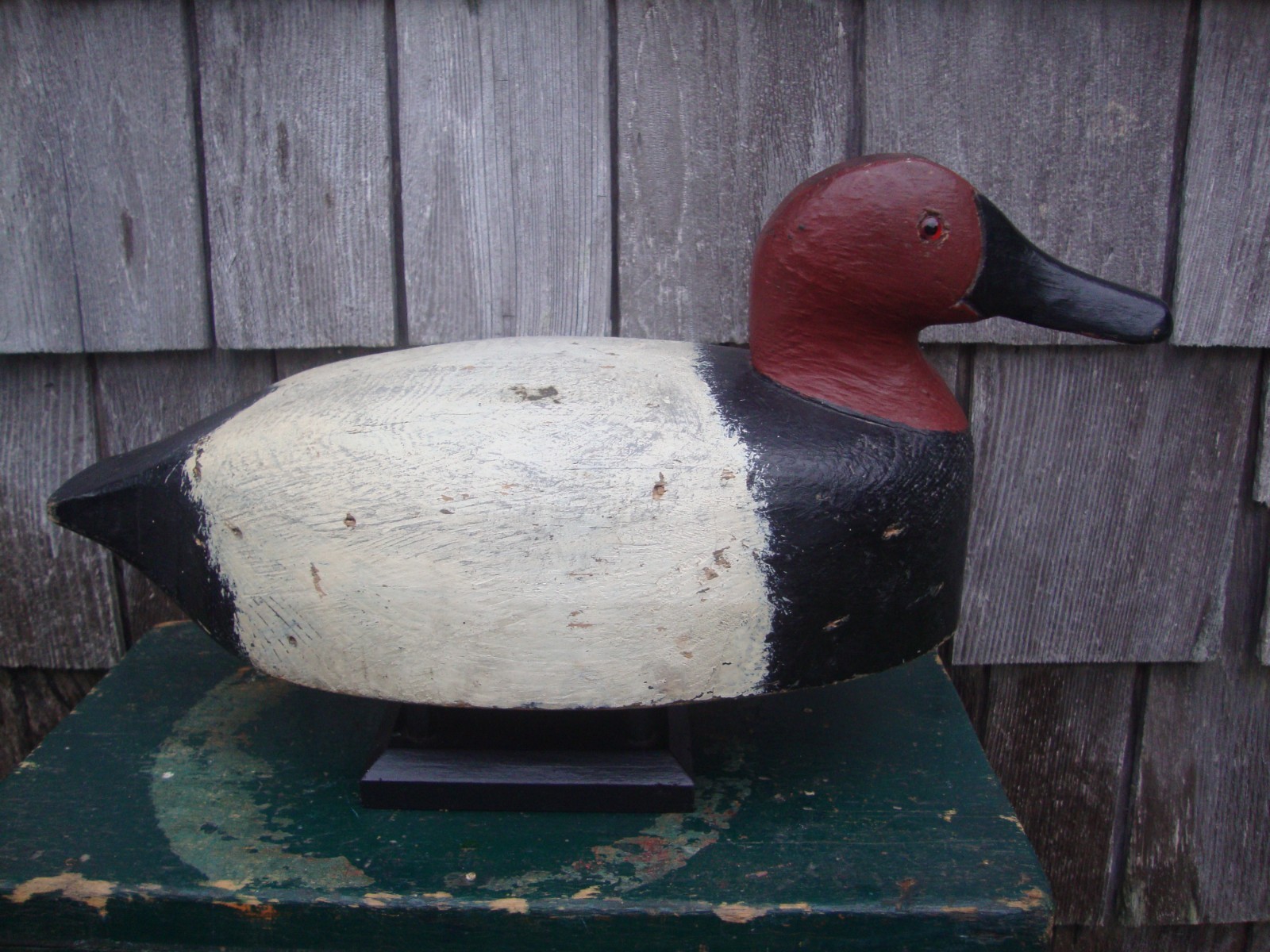 ANTIQUE CANVASBACK DUCK DECOY LEE COUNTY IOWA NR