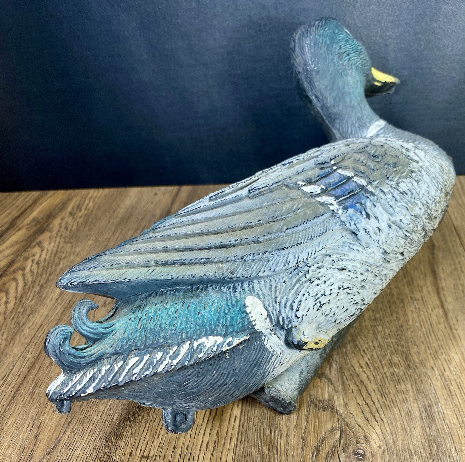 Carry-Lite Duck Decoy ~ Drake Mallard ~ Sport Plast ~ Made in Italy ~ Vintage