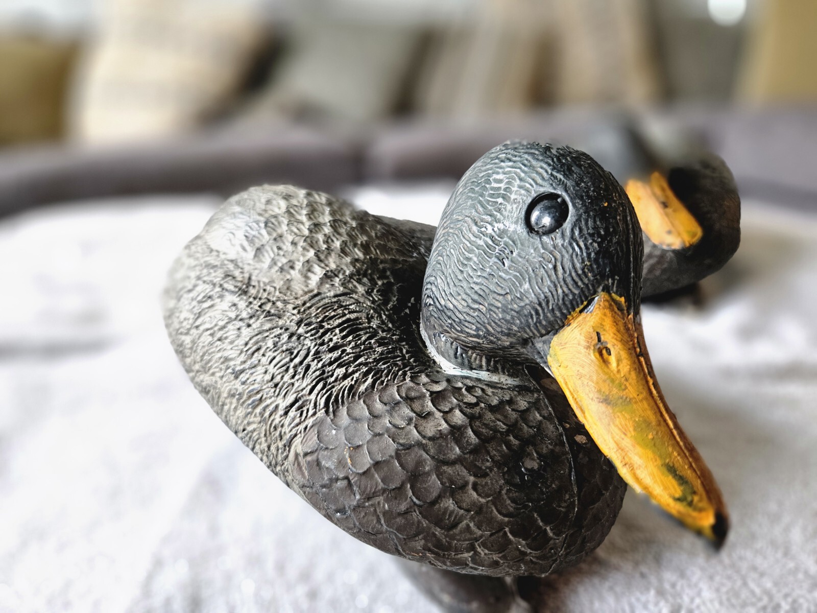 Carry Lite Duck Decoys- Mallard/Drake – Made in Italy Set Of 2