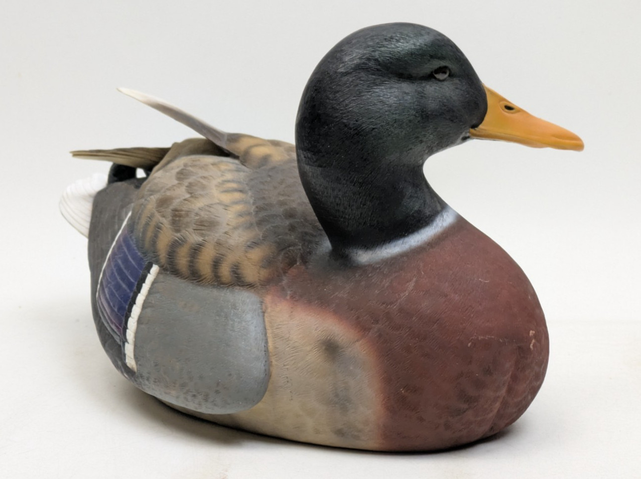 Ducks Unlimited Resin Mallard Duck Decoy Limited Edition 1999-2000 Bach ~ READ