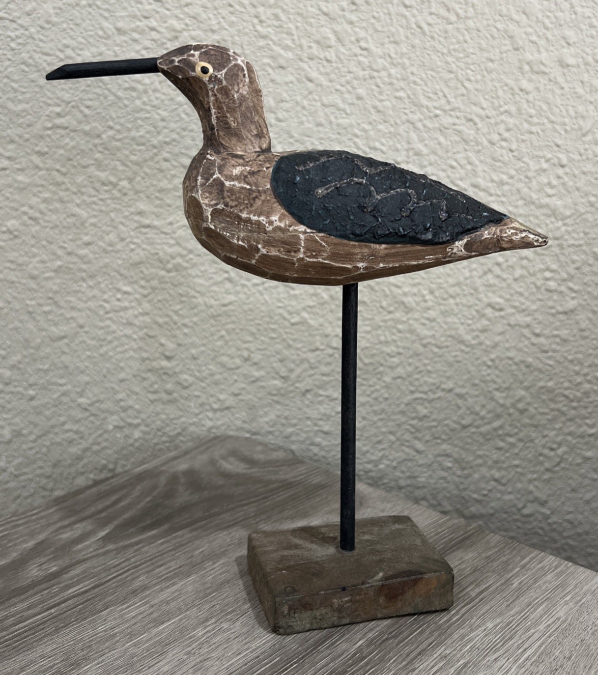 Vintage Shorebird Decoy Hand Carved Original Paint