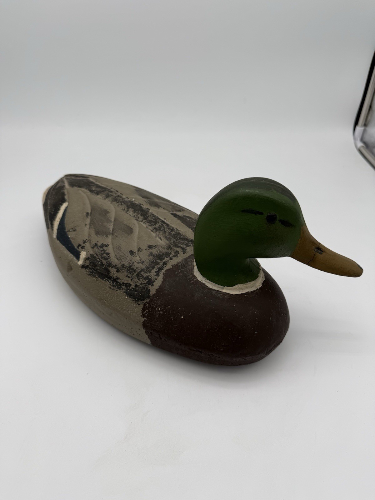 Vintage Painted Foam Decoy Ducks Unlimited Duck Clinton Iowa READ