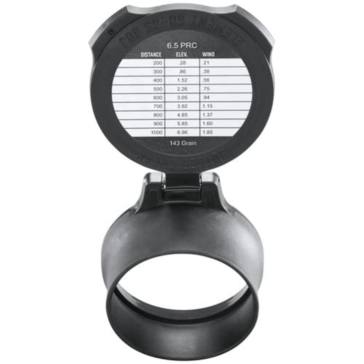 Butler Creek Element Scope Cap Objective 50mm, Black Riflescope Cap ESC50