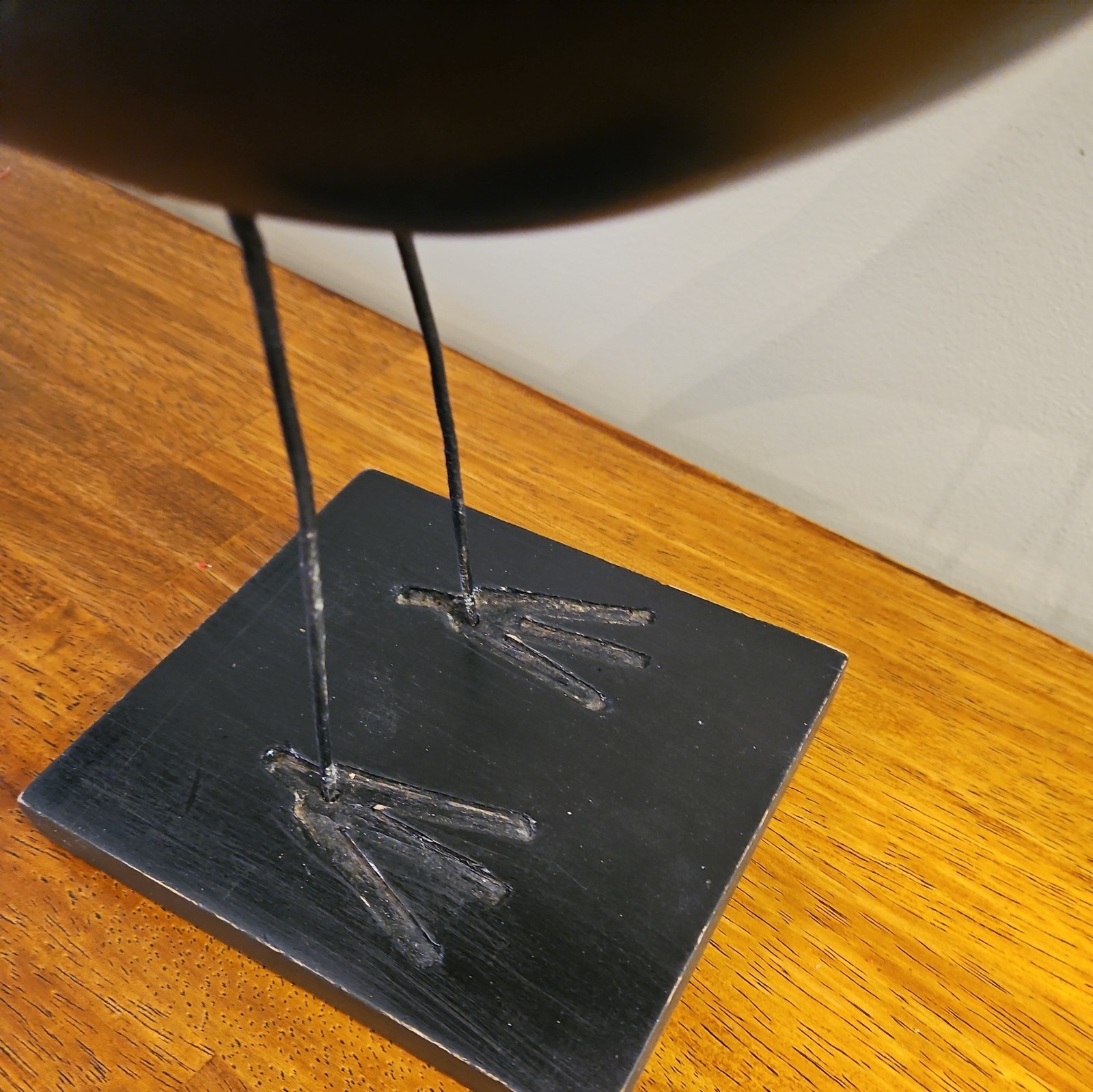 Vintage Crow Decoy, Hand Made, Solid Wood