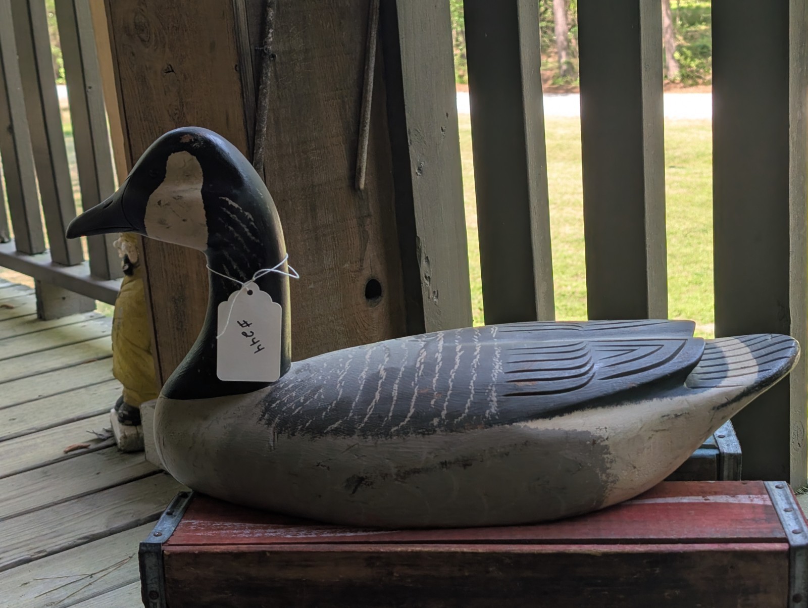 VINTAGE CARVED WOODEN HUNTING DUCK DECOY FOR SALE #244 TRUE NORTH DAVID SIMANDL