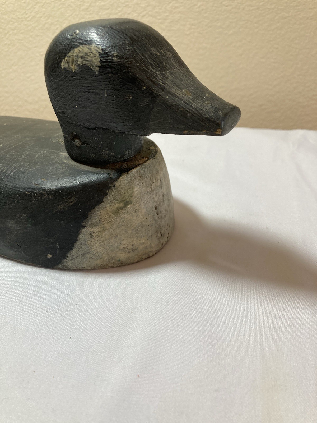 Vintage Wood Duck Decoy Old Antique Primitive Mancave Decor Rustic Hand Made