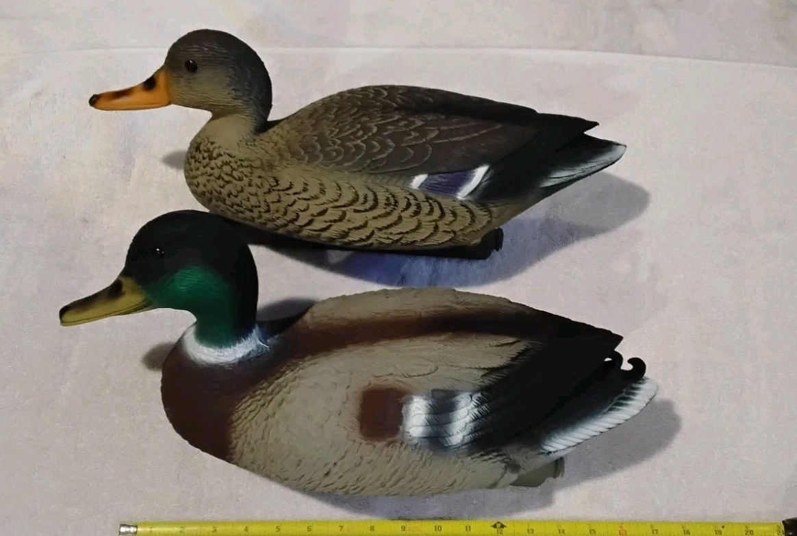 VINTAGE G&H DUCK DECOY CO. 6 OF EACH DECOY MALE & FEMALE NEW USA 🇺🇸