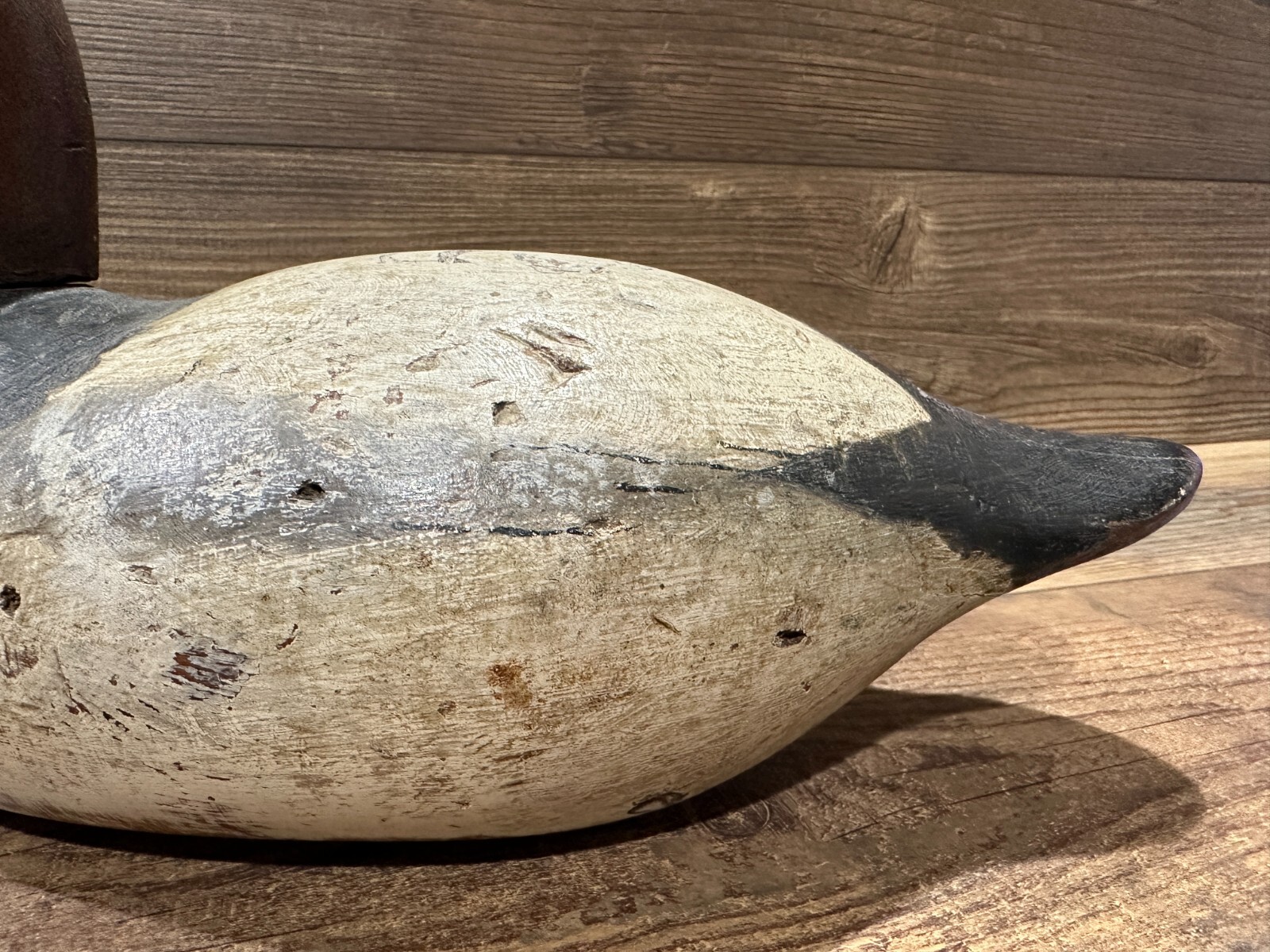 Antique Vintage Wood Duck Decoy **MASON** Canvasback Drake — CHESAPEAKE BAY