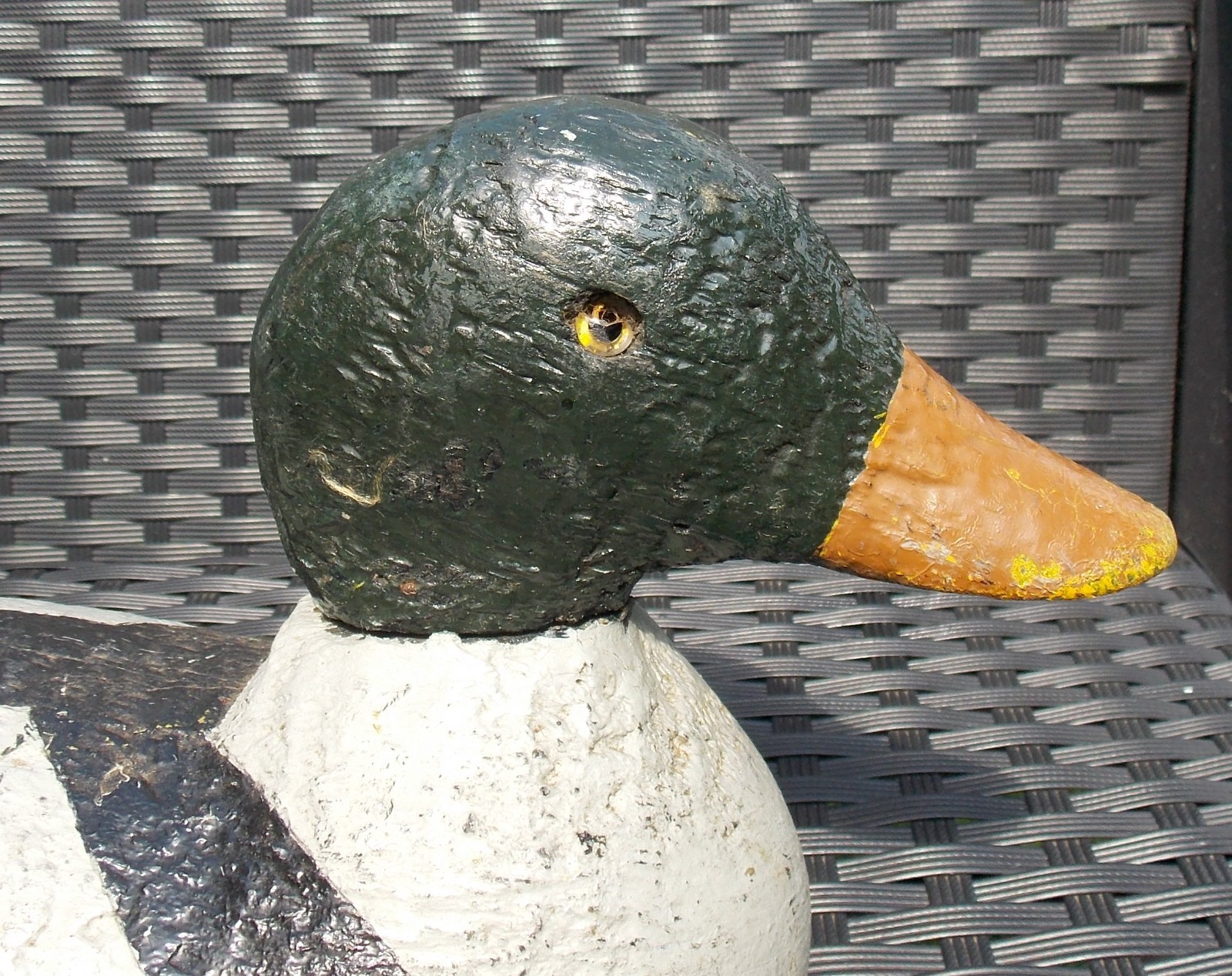 Victor Animal Trap Company Wooden Duck Hunting Decoy 1940S
