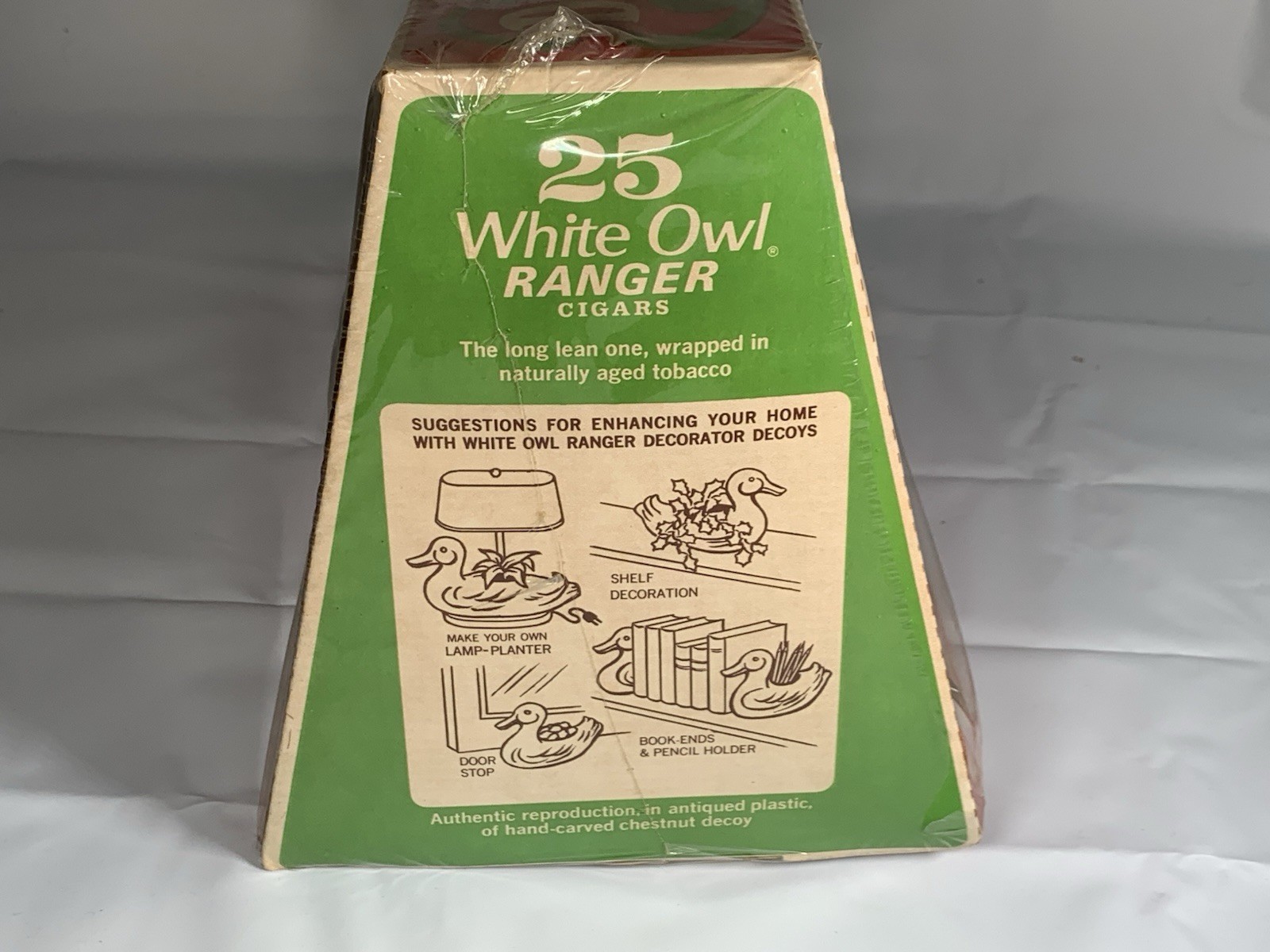 Vintage White Owl Ranger Cigars Decorator DeCoy
