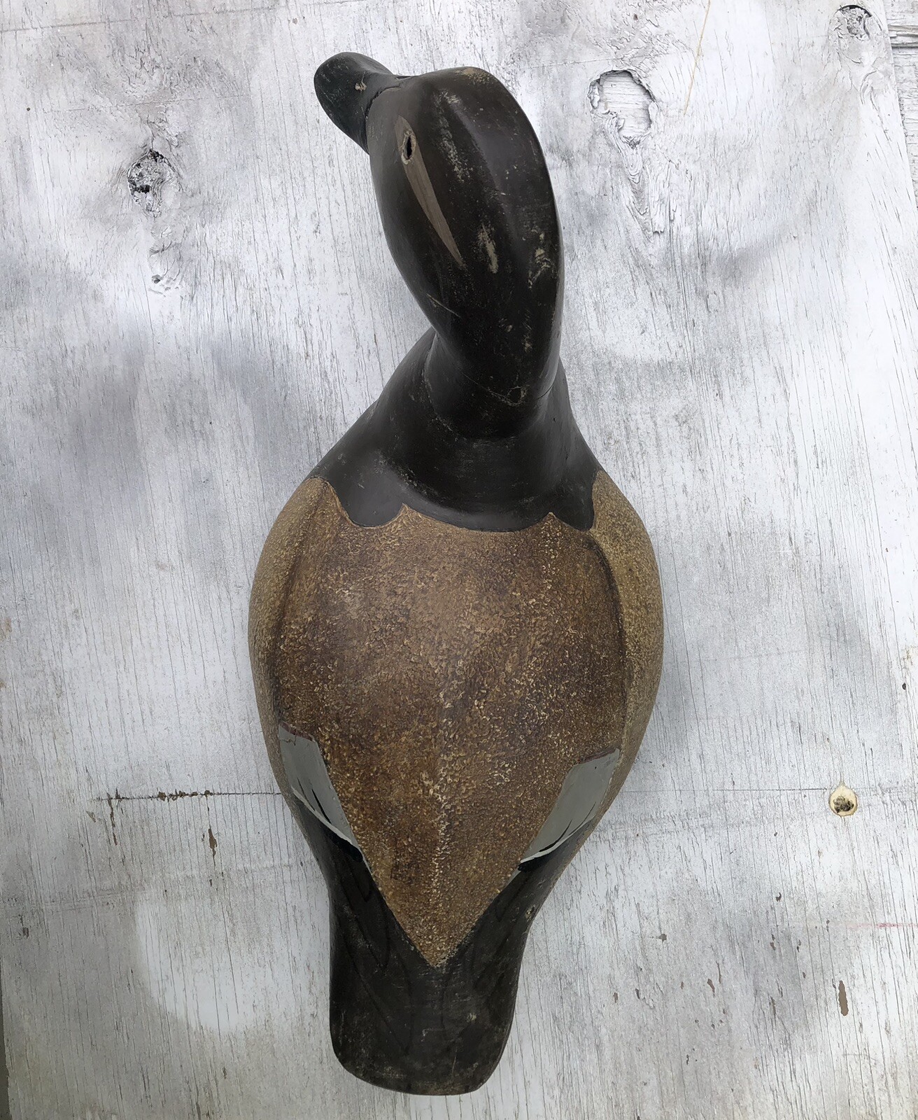 VINTAGE HEN CANVASBACK CARVED WOOD DECOY CHESAPEAKE BAY MARYLAND