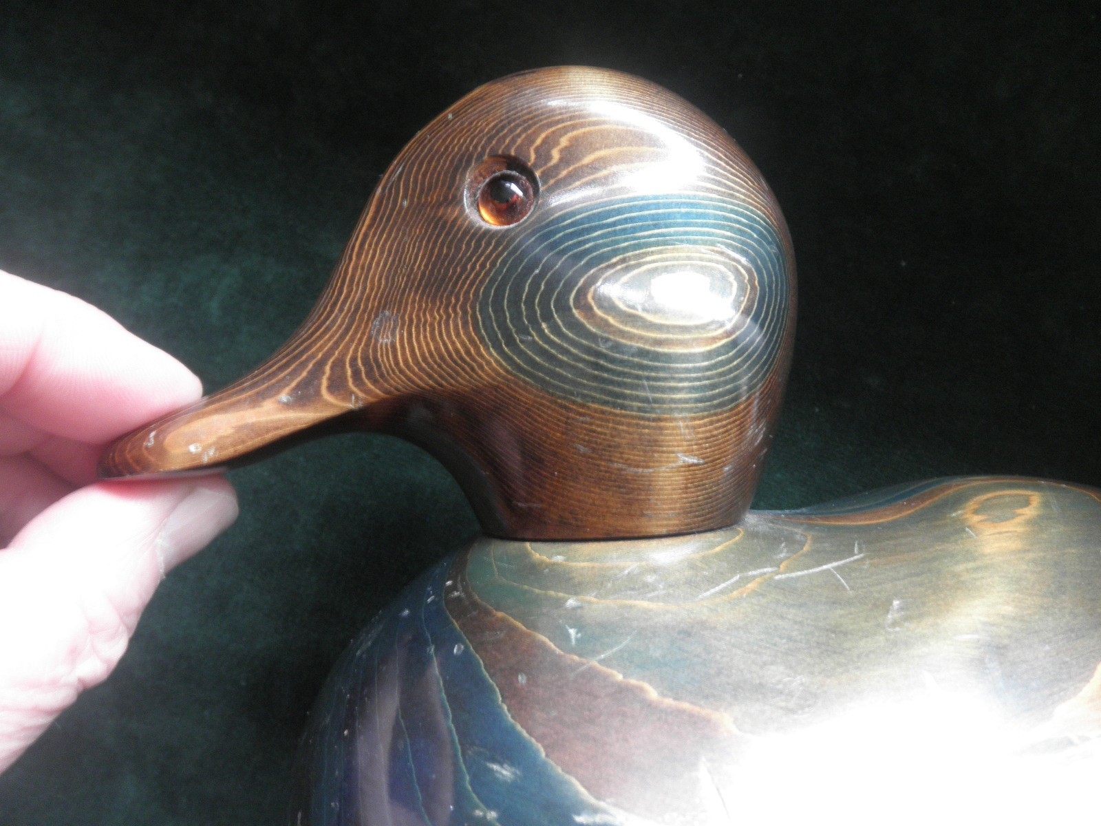 Ducks Unlimited 1989 Valerie Bundy Wooden Decoy