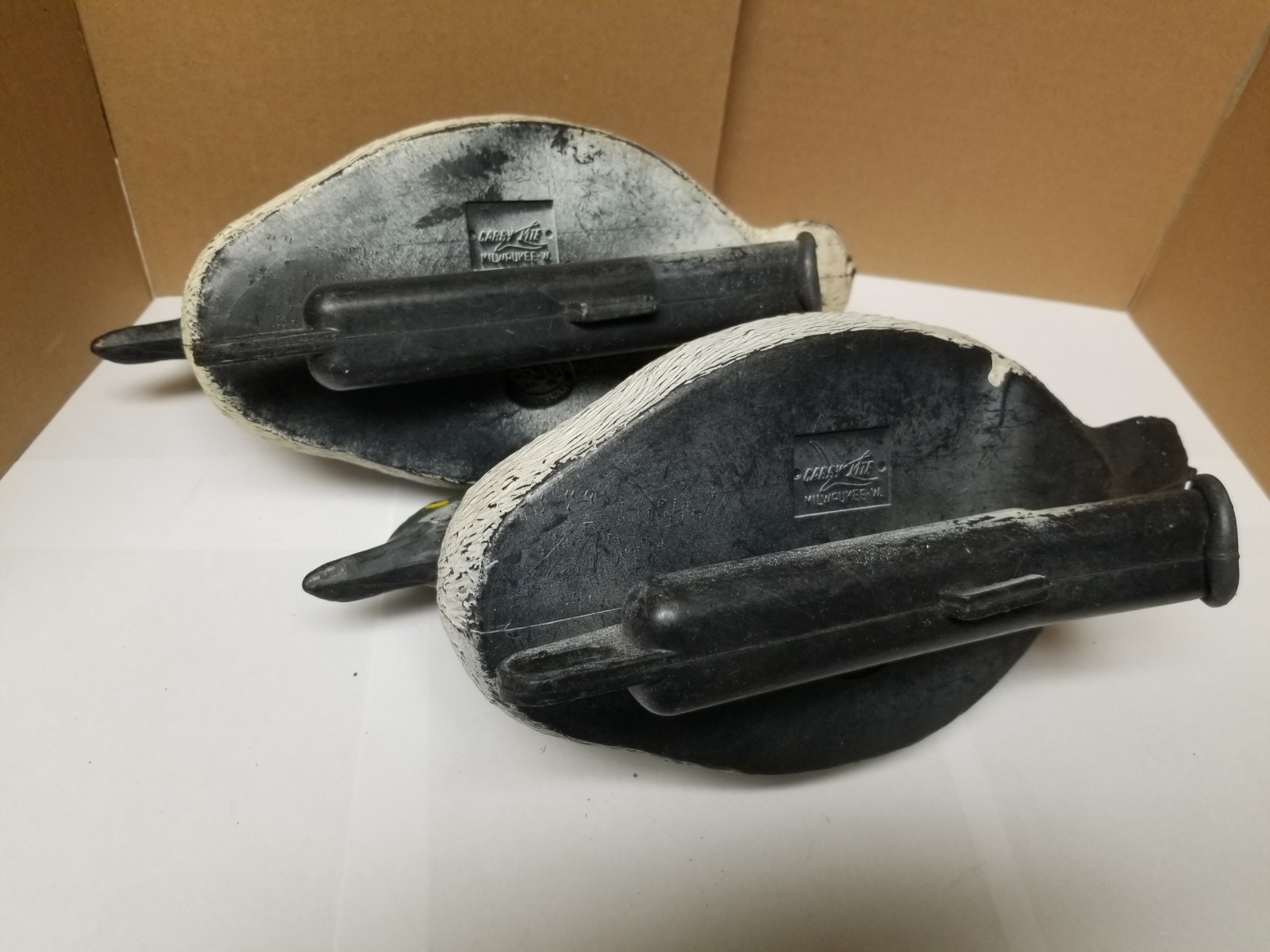 Vintage 14″ Carrylite Plastic GoldenEye Duck Decoy Lot