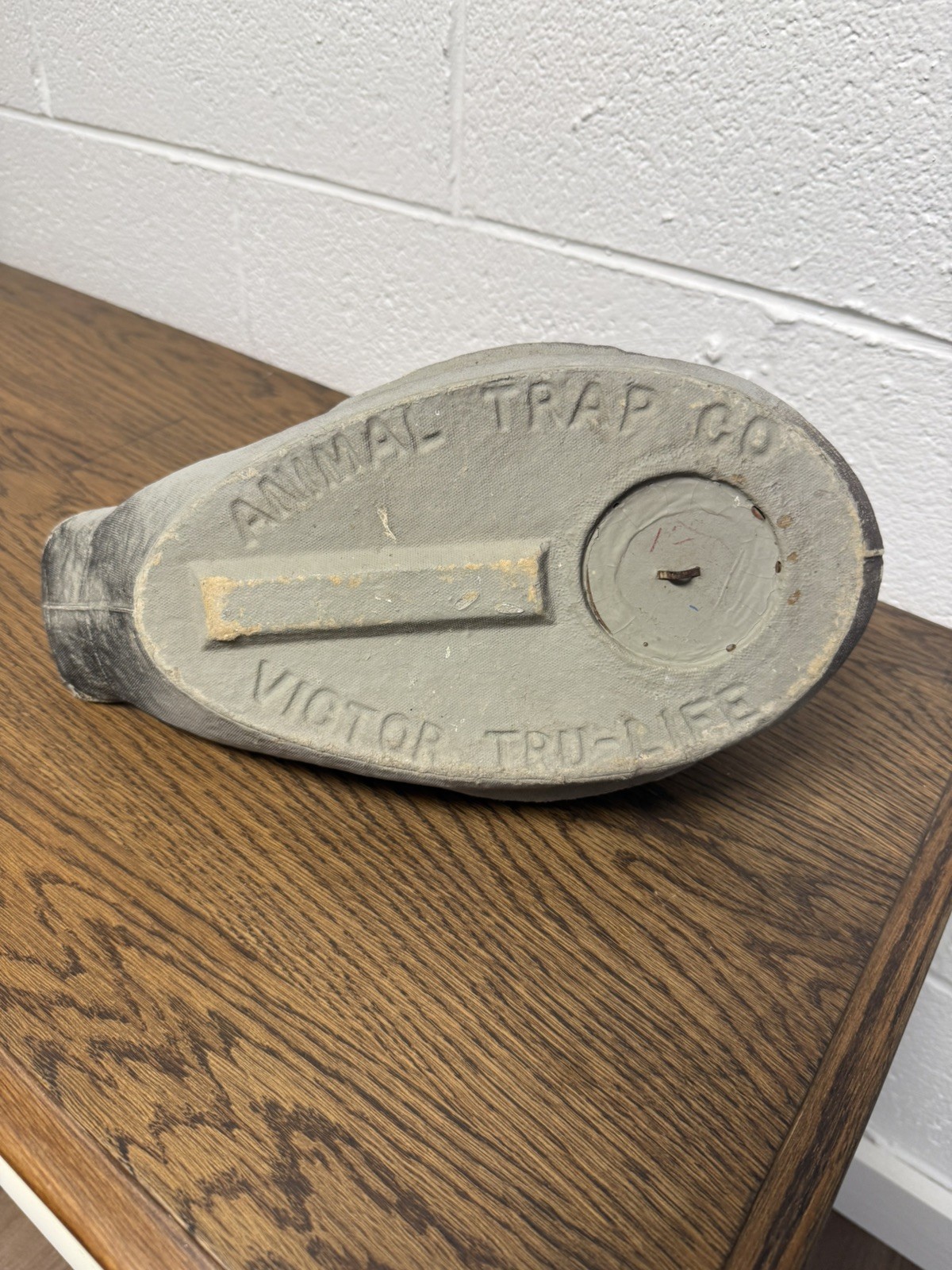 Vintage Victor Tru-Life Animal Trap Co. Paper Mache Mallard Drake Duck Decoy