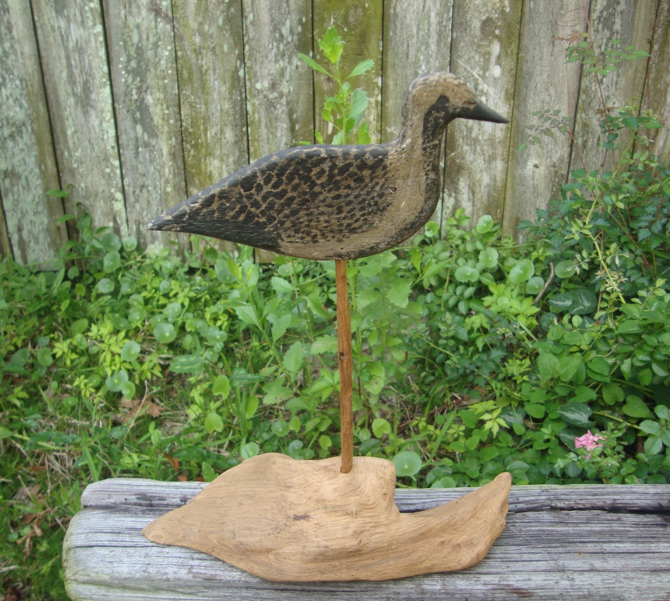 ANTIQUE PLOVER SHOREBIRD DECOY FLATTIE NEW ENGLAND YORK LURE