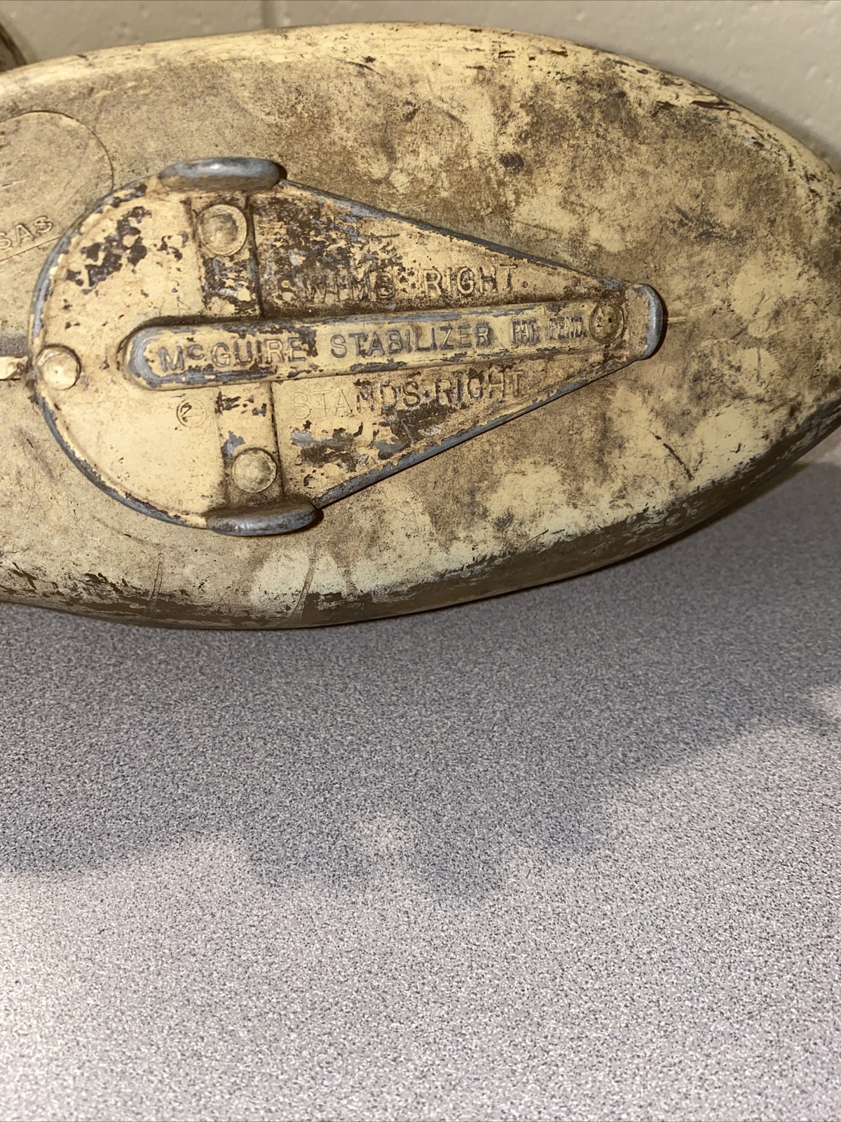 2 Vintage FEATHERLITE Hunting Duck Decoys with McGuire Stabilizers Kansas City