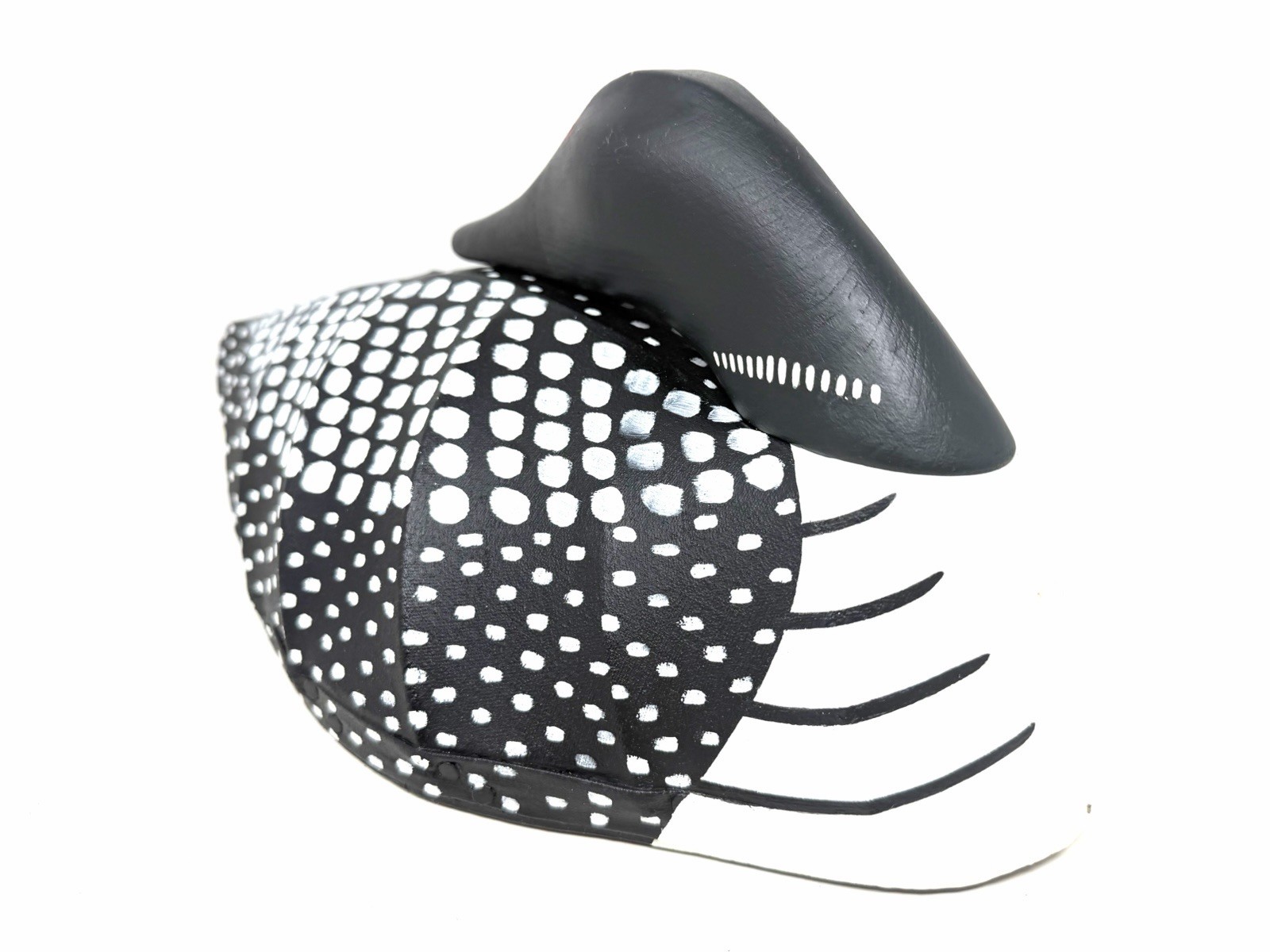 LOON DECOY WILLIAM MOSELEY NORTH CAROLINA DECOY CANVAS OVER WIRE FRAME