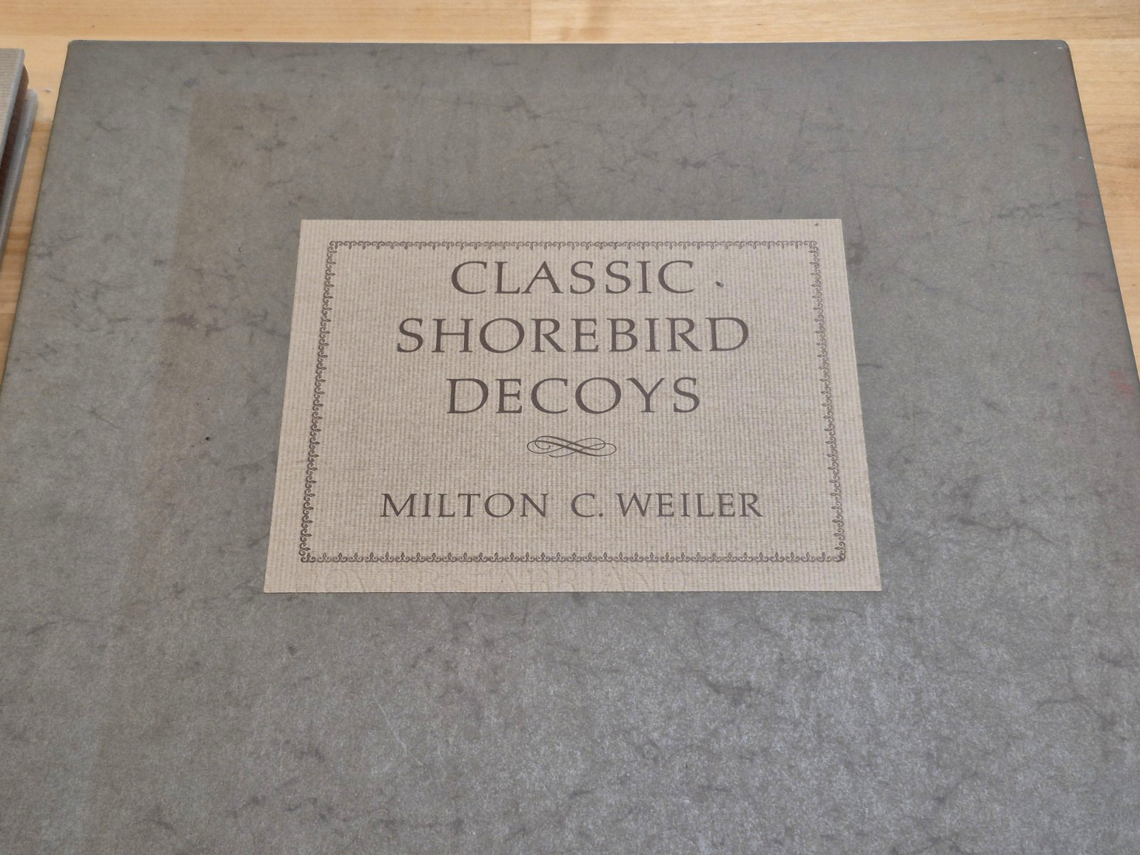 CLASSIC SHOREBIRD DECOYS-Milton C. Weiler-Signed #161, Limited 1st Edition 1971