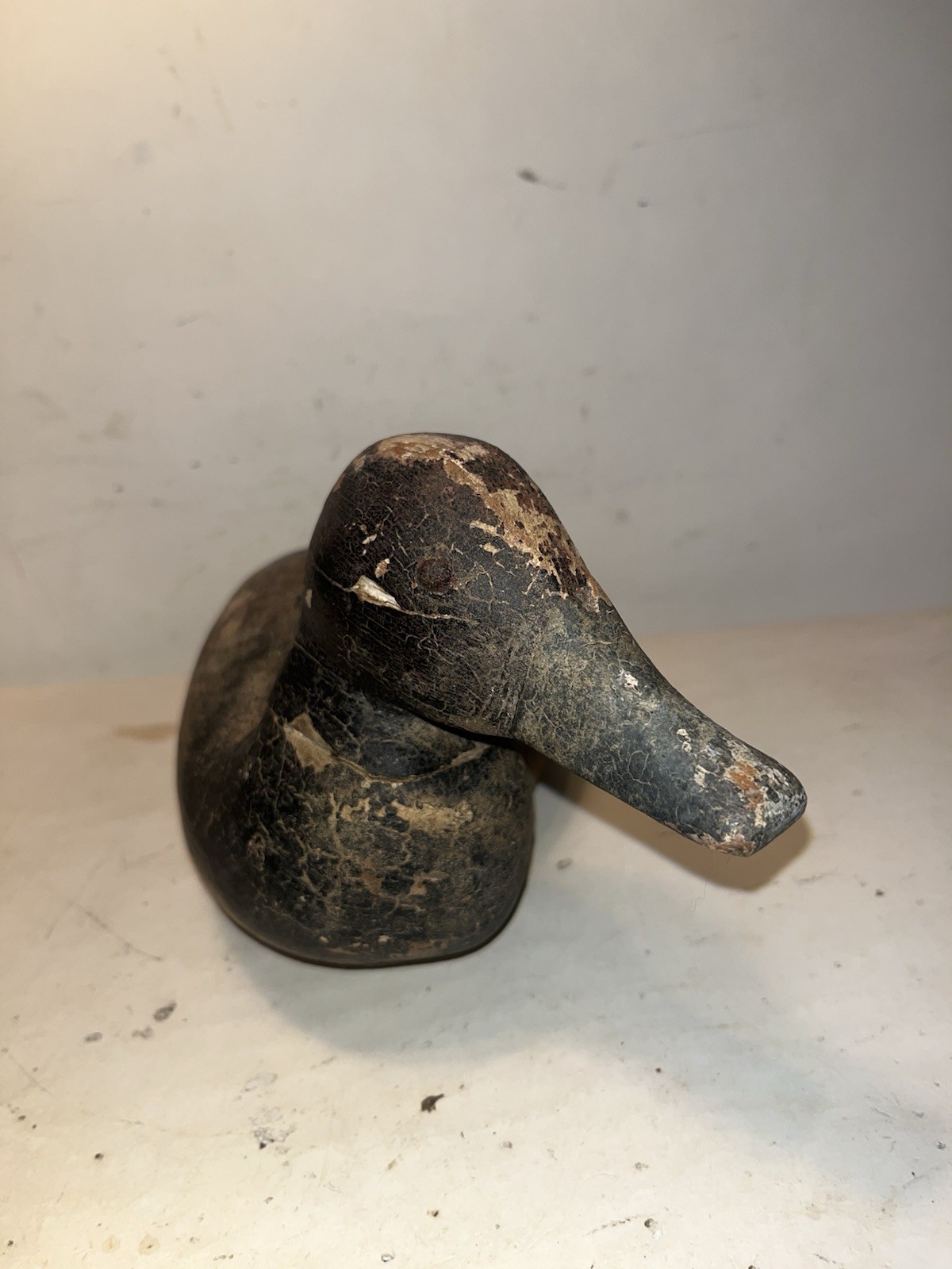 redhead drake duck decoy antique upper chesapeake maryland
