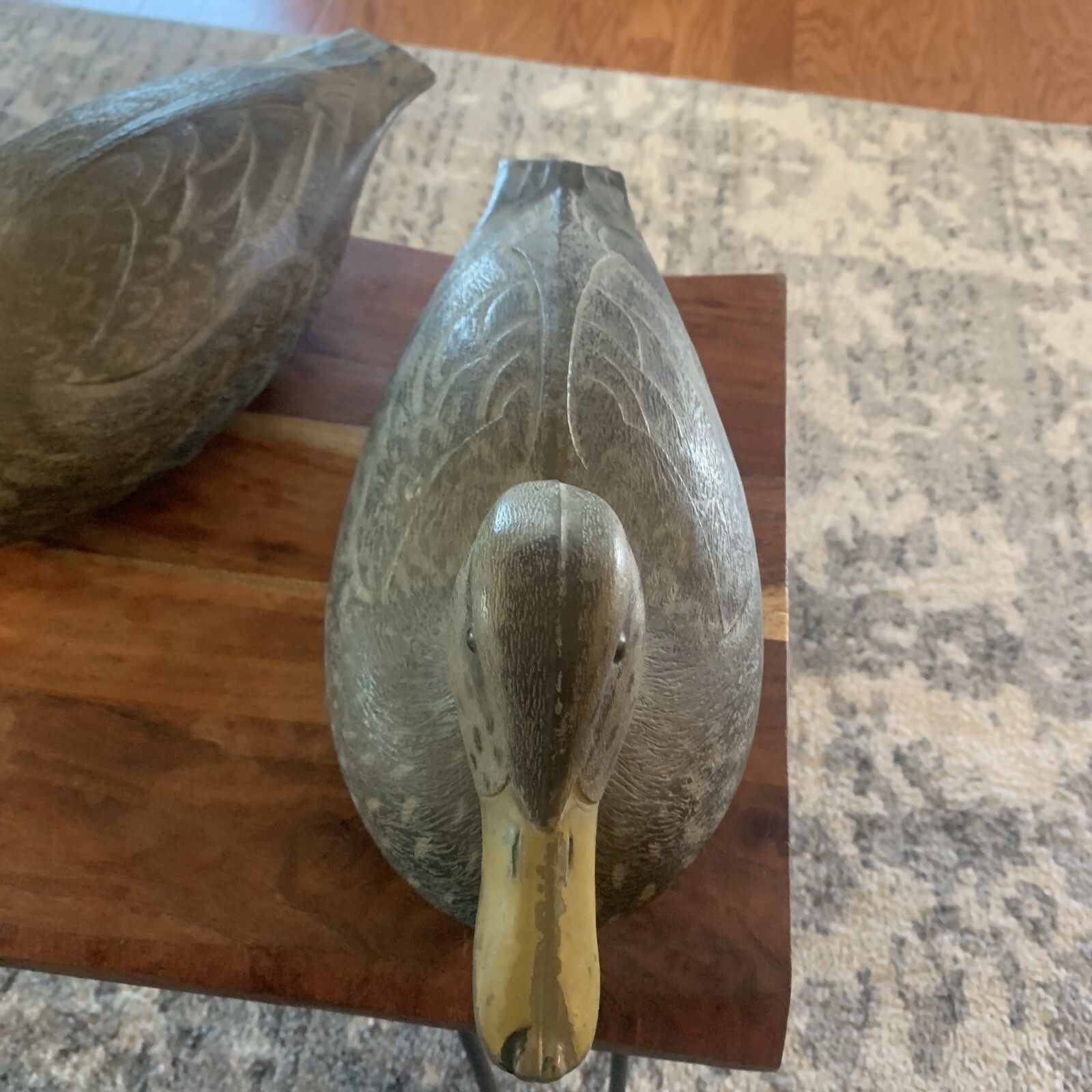 Vintage Duck Decoy Victor D-9 Animal Trap Company Hard Plastic Mallard