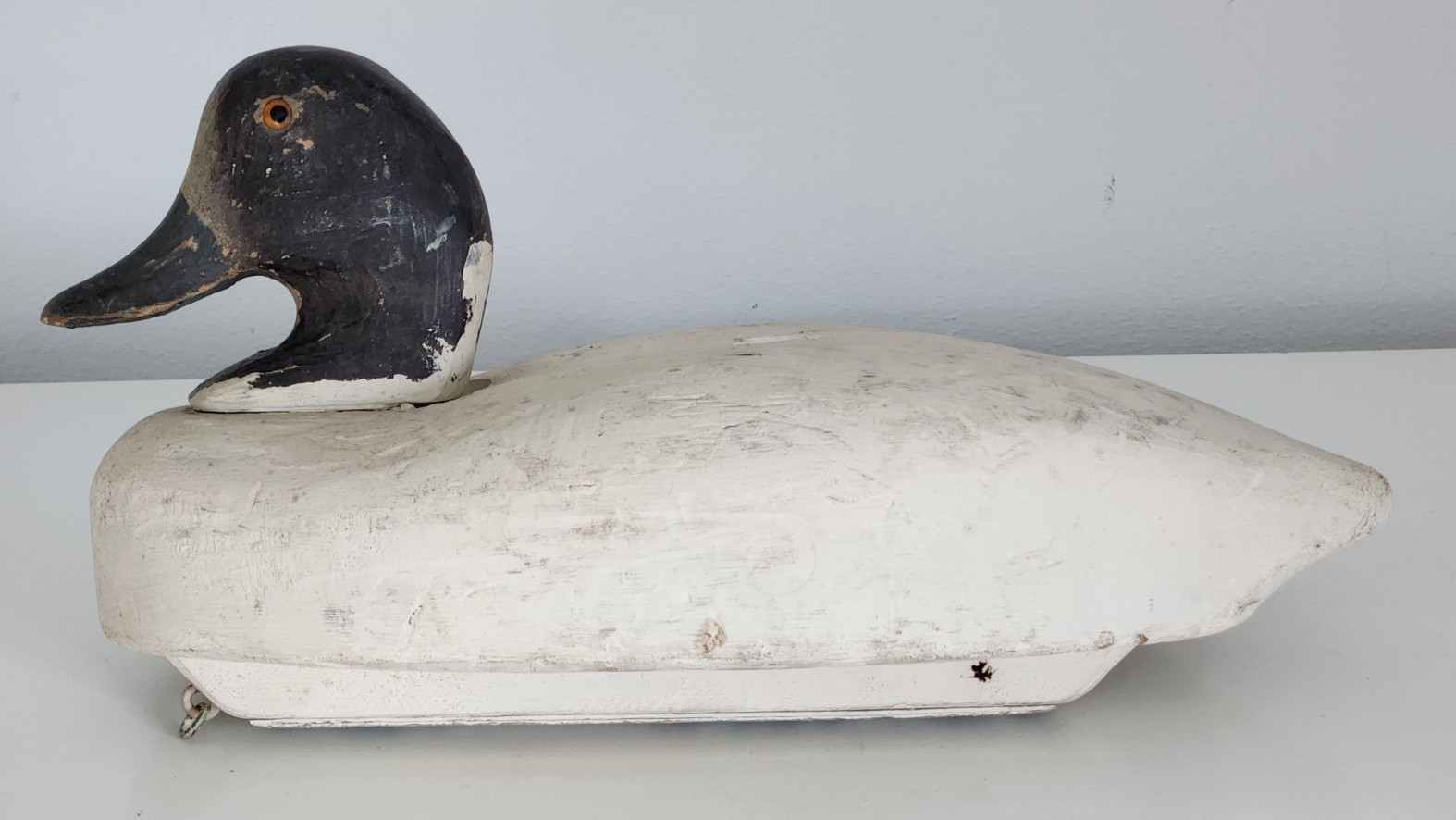 Vintage Herters Antique Bluebill Duck Decoy – Balsa Body