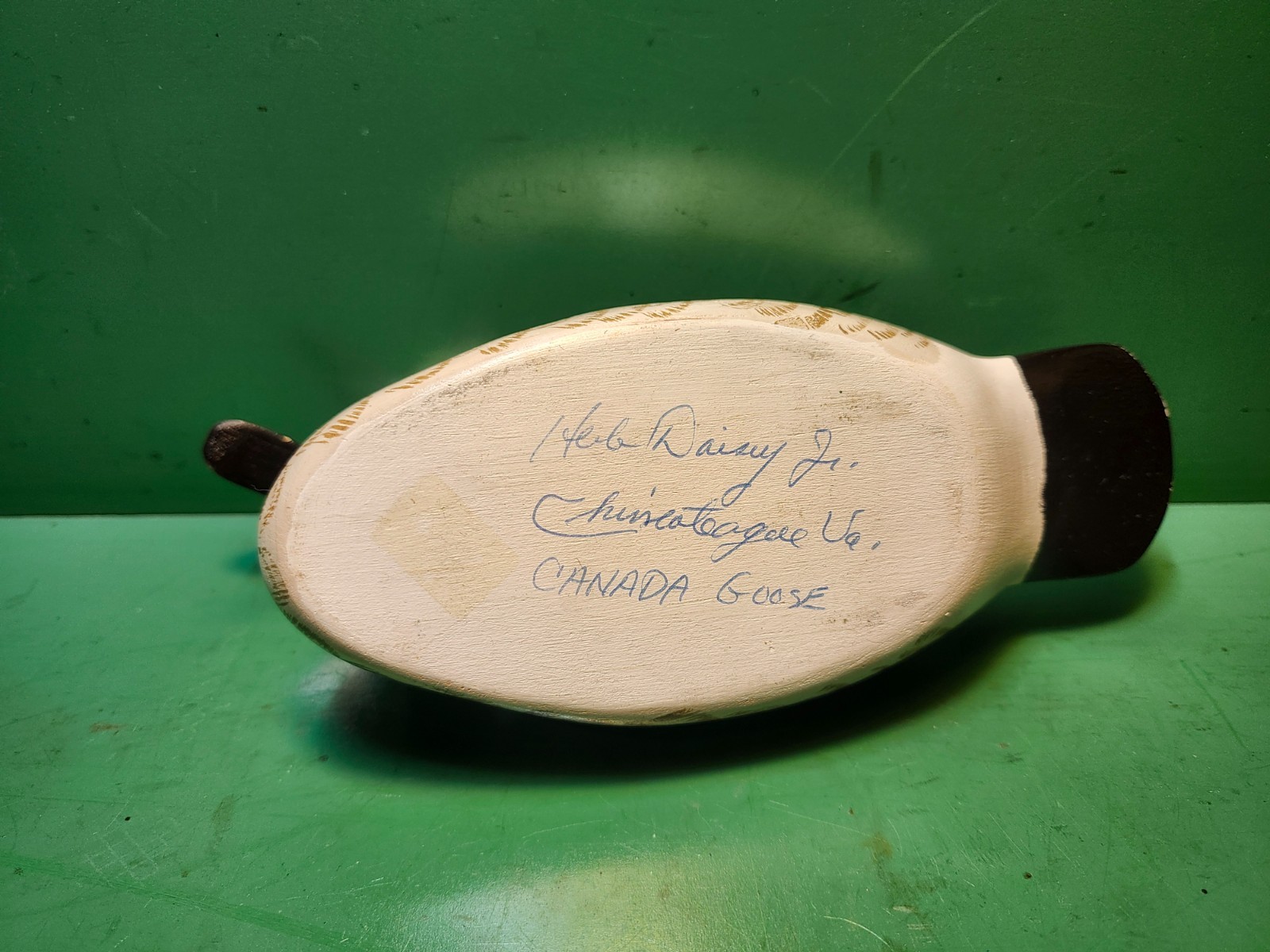 Miniature Canada Goose by Herb Daisey Jr of Chincoteague Virginia 7 INCH