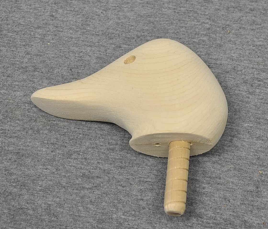 1-Mason STD. GRADE GOLDENEYE DUCK DECOY replacement head w 1/2″ dowel 1910-24