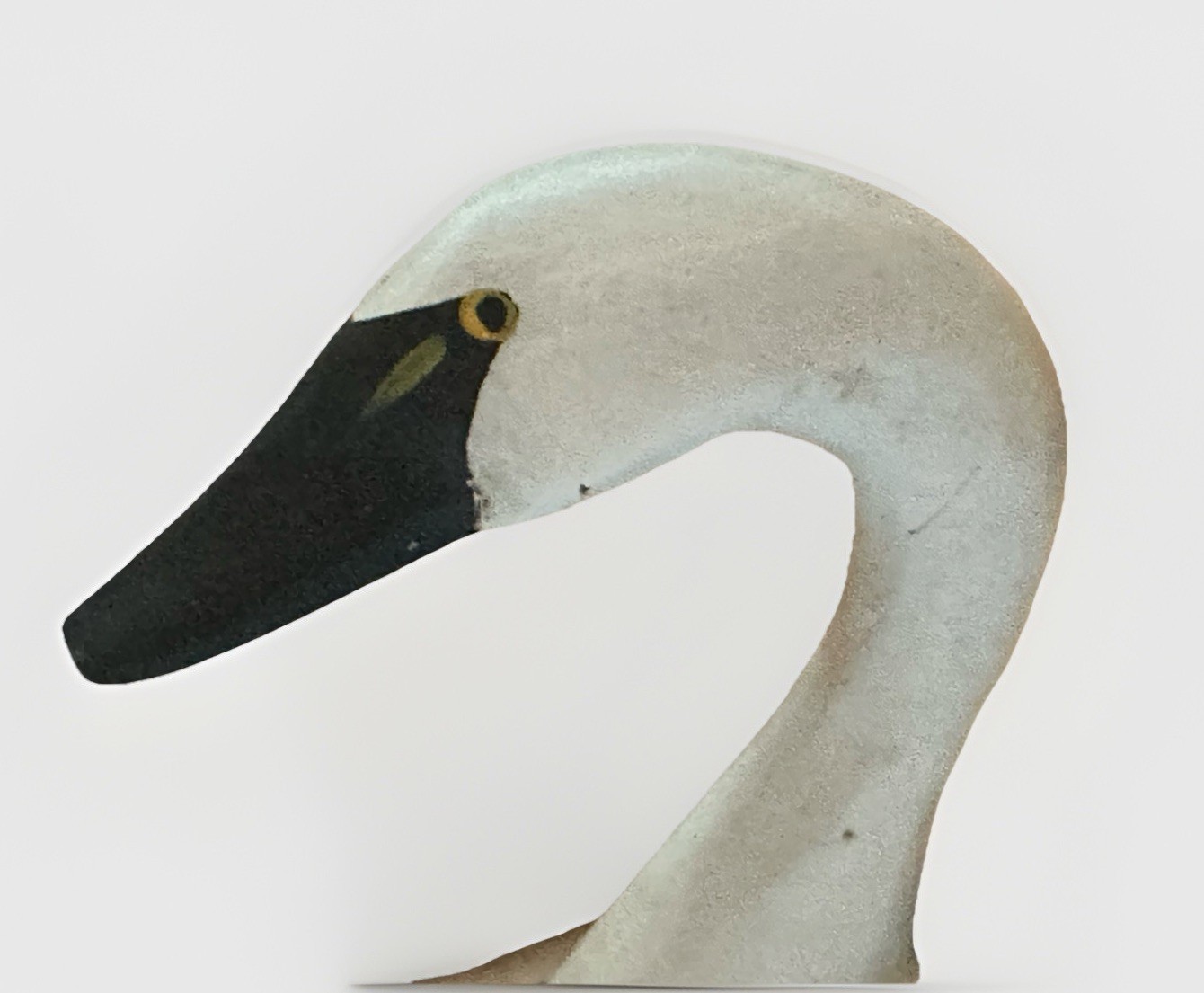 Bob Jobes Patriotic Flag Swan Decoy Havre De Grace 2004 Signed Hand Carved 10”