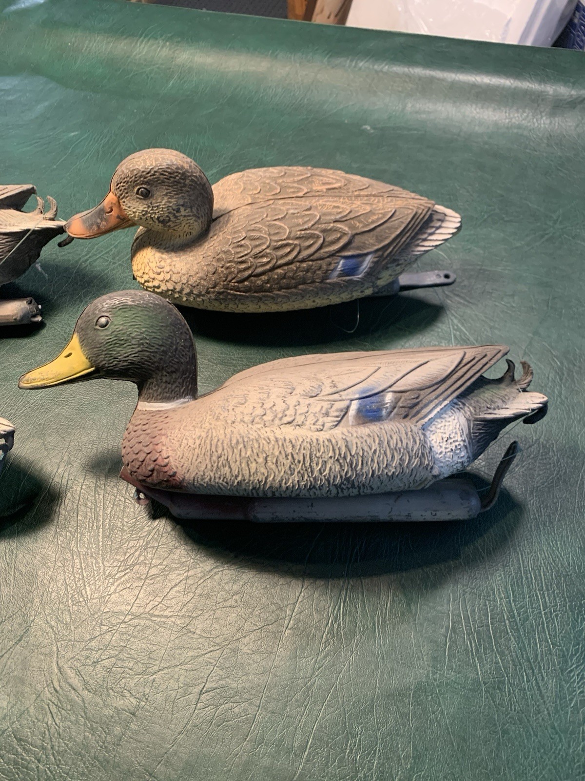 Vintage Sport Plast Italian Made Duck Decoys 15” – Lot of 4