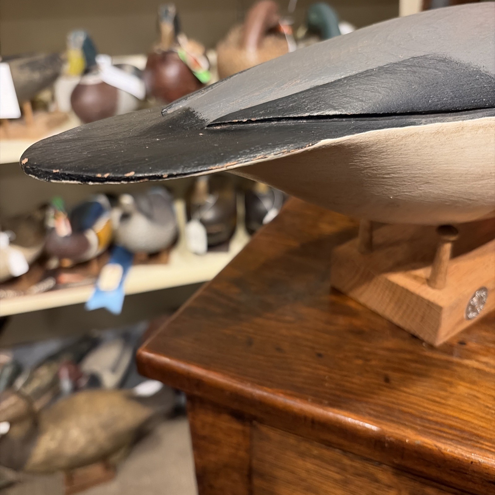 Vintage Hurley Conklin Brant Decoy In Original Paint Manahawkin NJ