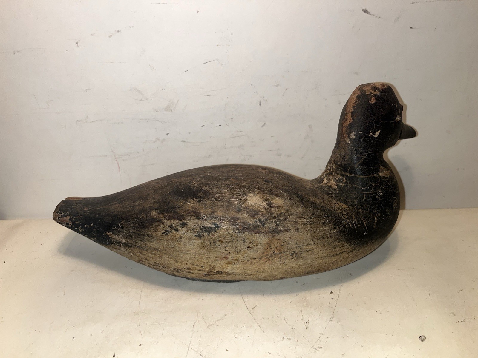 redhead drake duck decoy antique upper chesapeake maryland