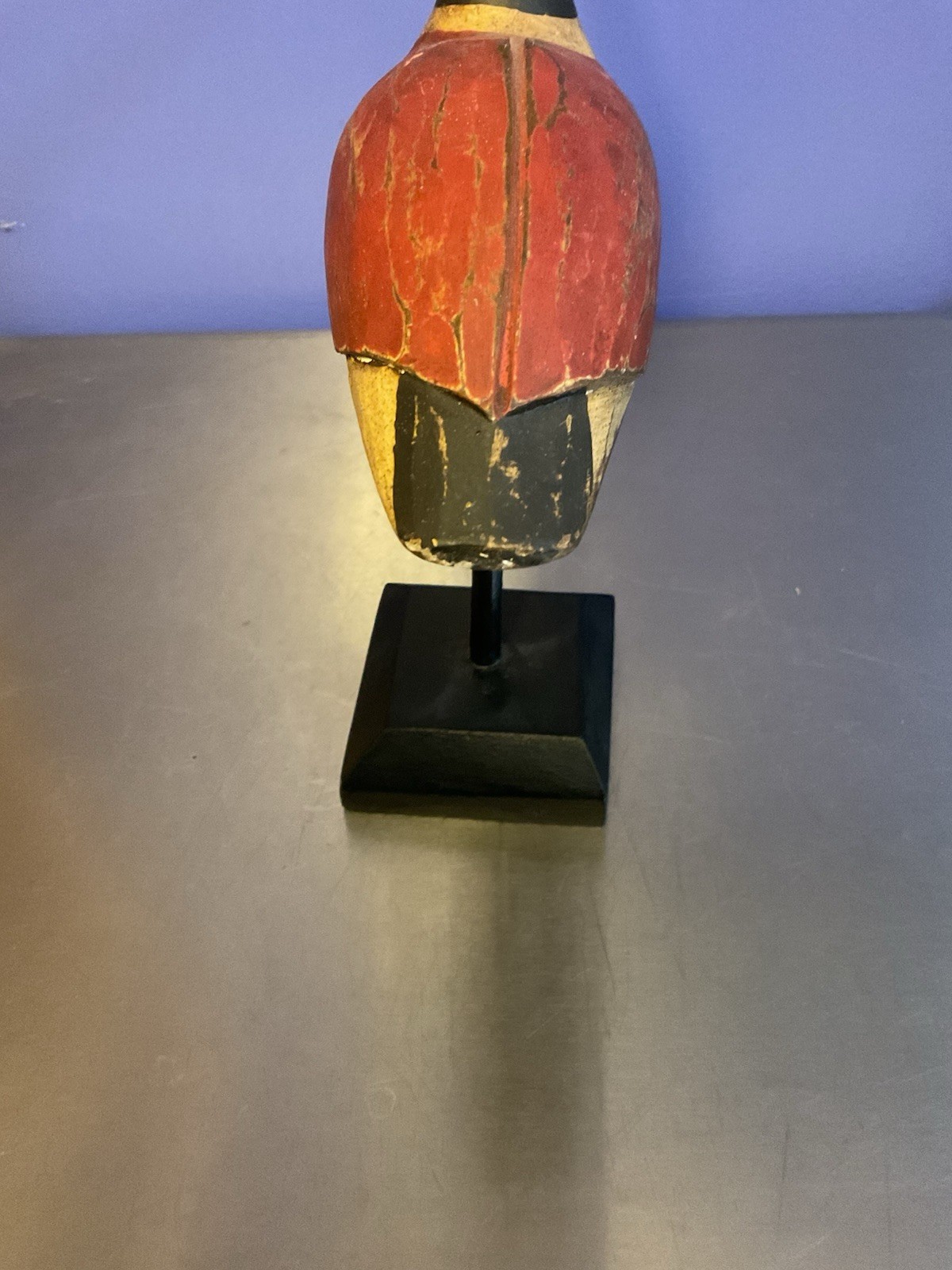 Vintage/Antique Hand Carved Painted Shorebird Curlew Decoy 13 Inches