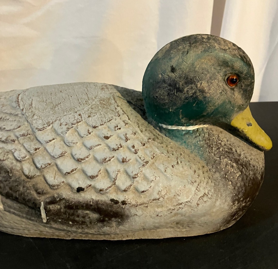 Vintage Mallard Duck Decoy Manufactured By General Fibre Company