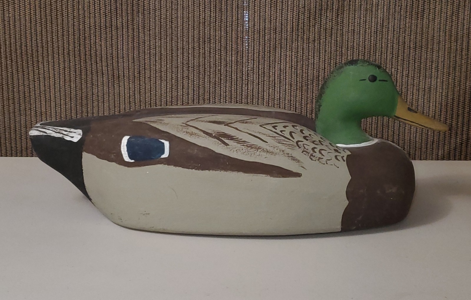 Ducks Unlimited VINTAGE Working Decoy Approx. 18″ L x 8″ T x 8″ W (SHF)