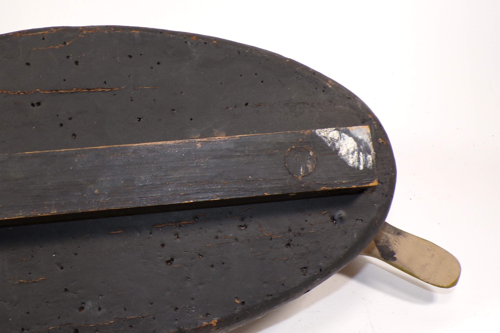 Vintage Cork Duck Decoys 1960s 18.5″L Body Black Displayed Only Hunting Shooting