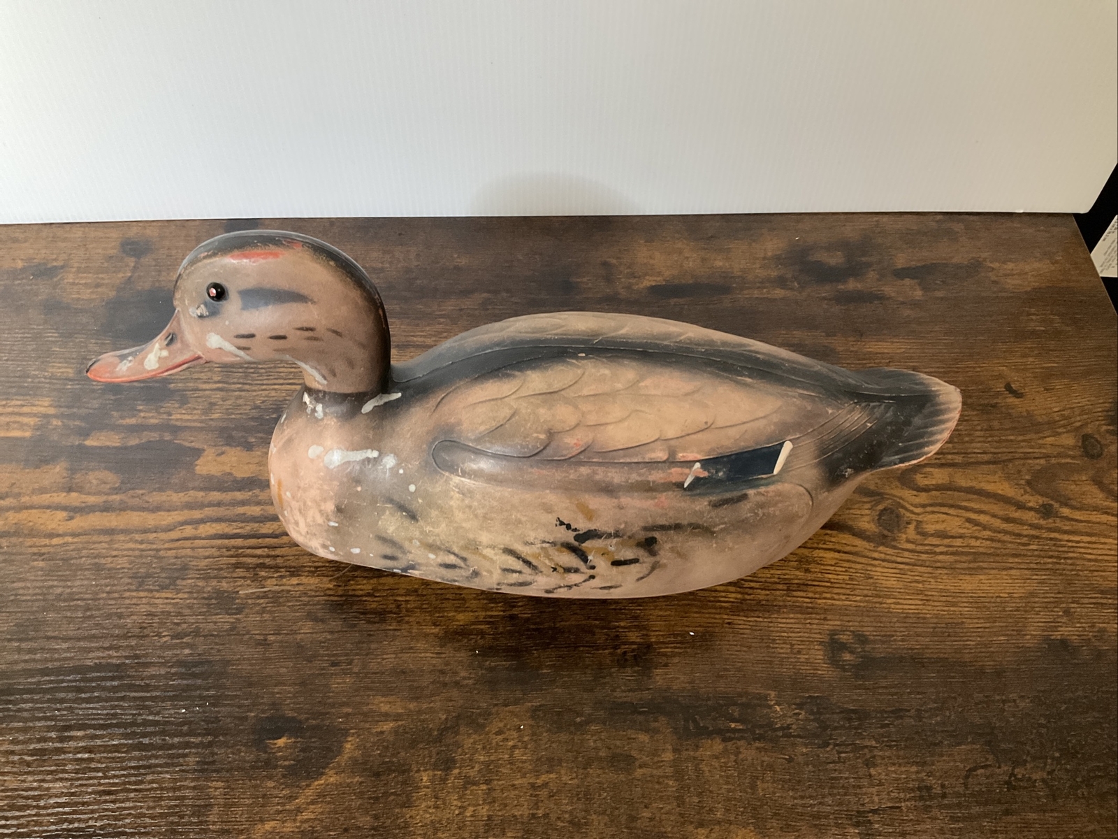 J.S. McGuire, 1954 Fairfax Featherlite M-55 Plastic Vintage Duck Decoy